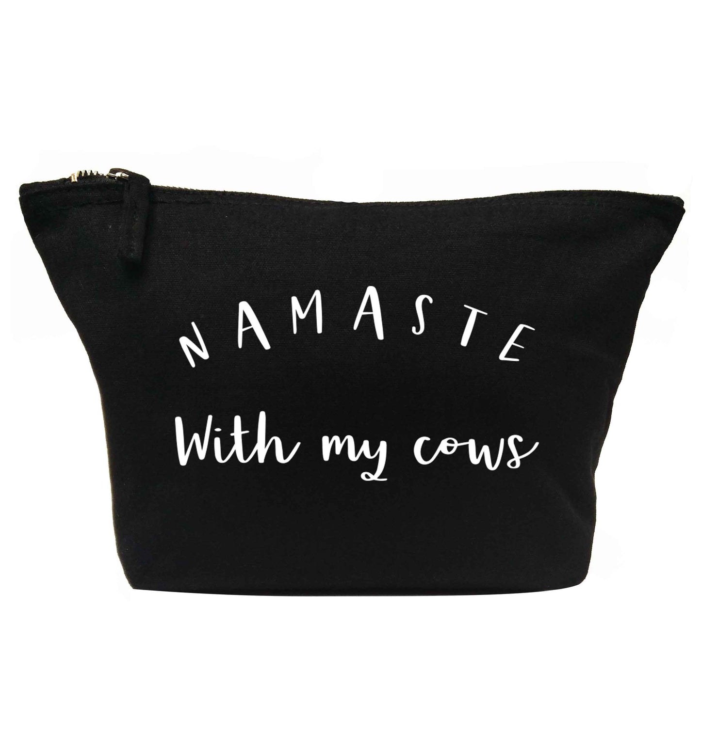 Namaste with my cows | makeup / wash bag