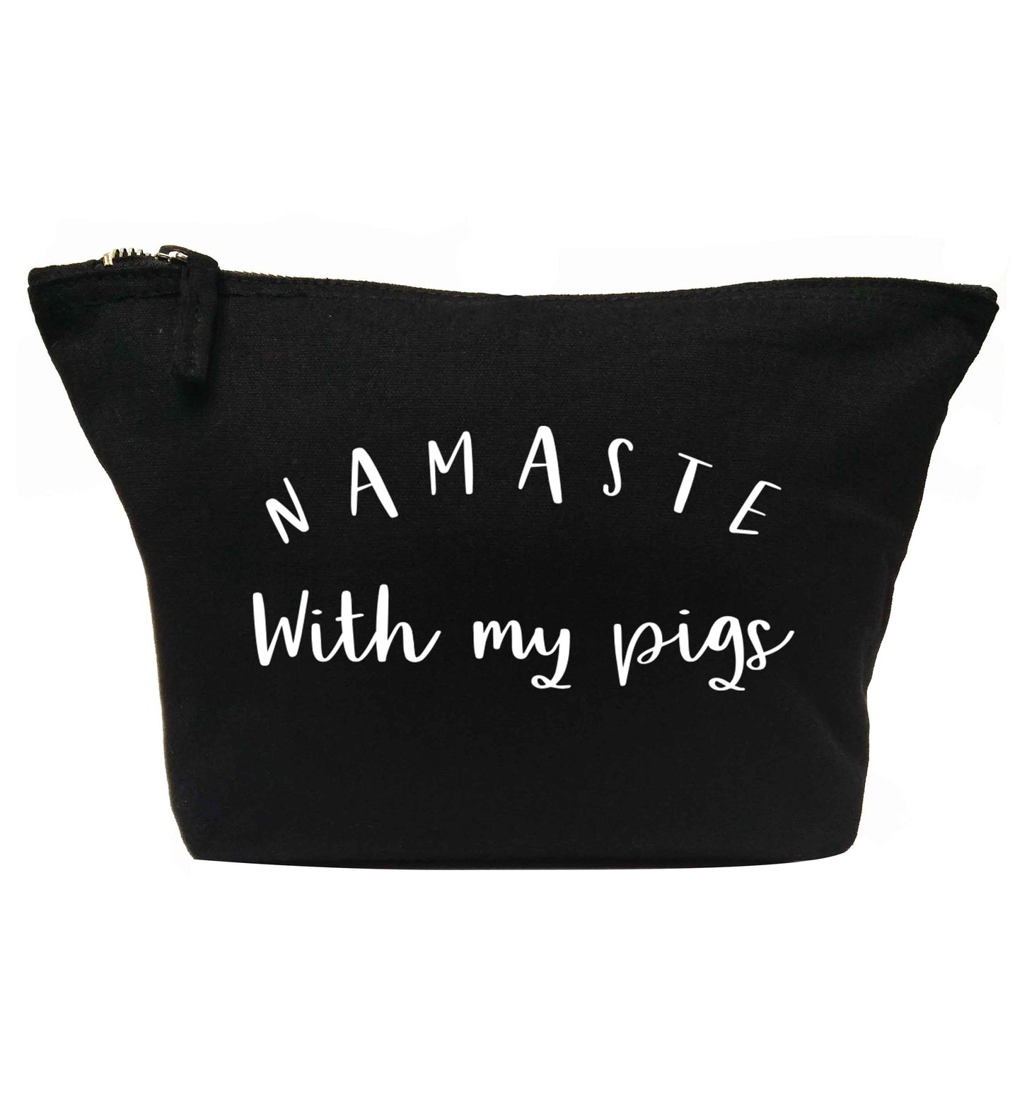 Namaste with my pigs | makeup / wash bag
