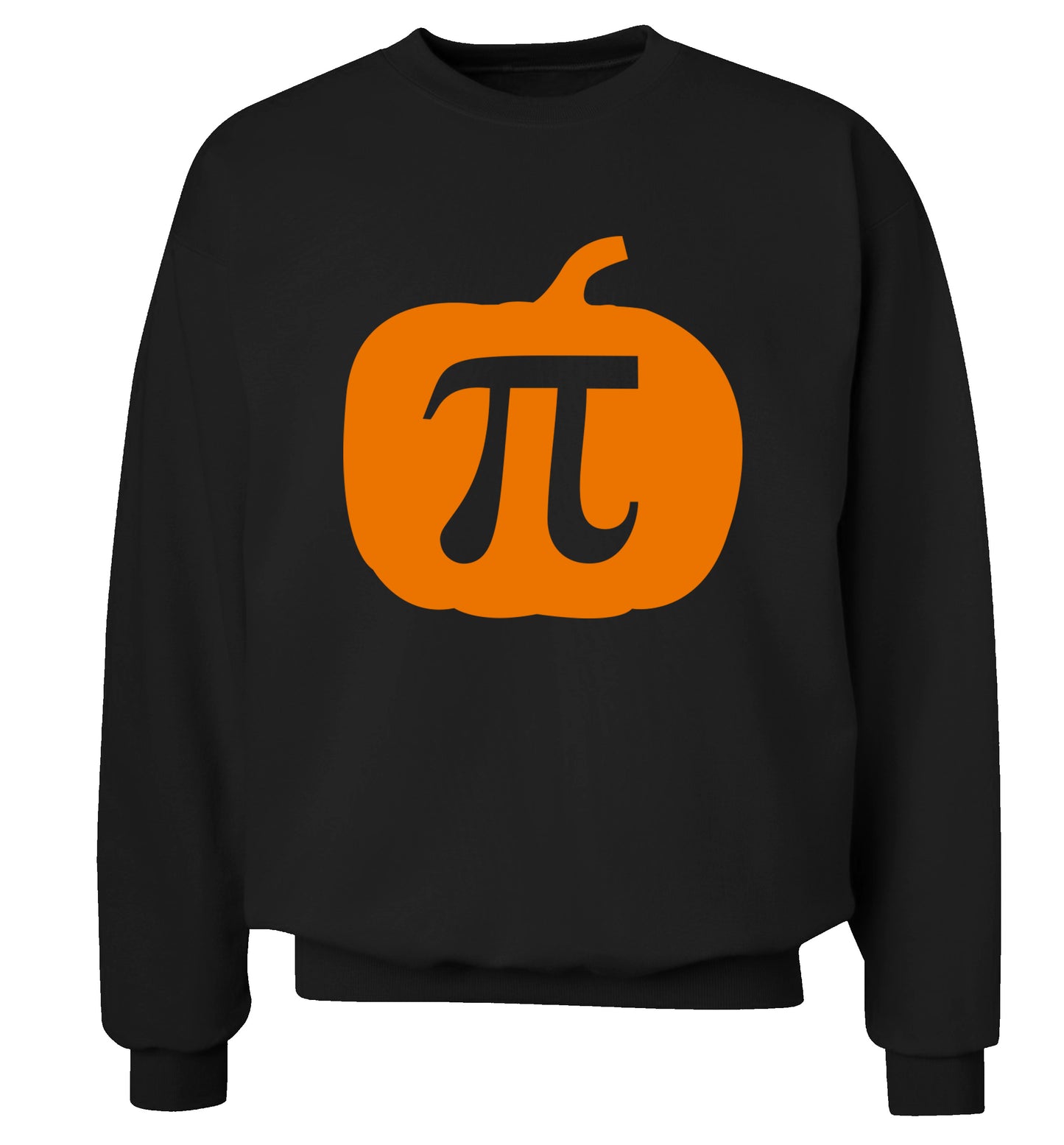 Pumpkin Pi Adult's unisex black Sweater 2XL