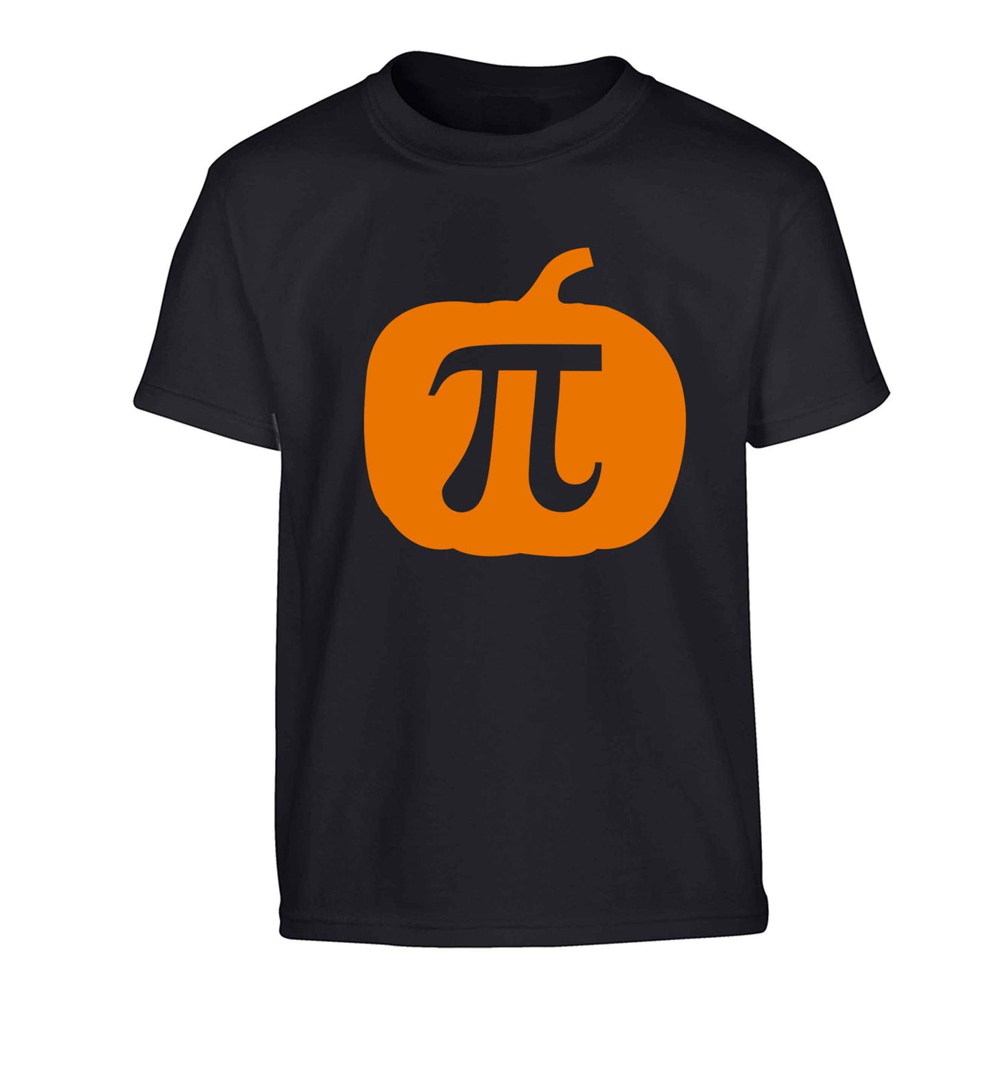 Pumpkin Pie Children's black Tshirt 12-13 Years