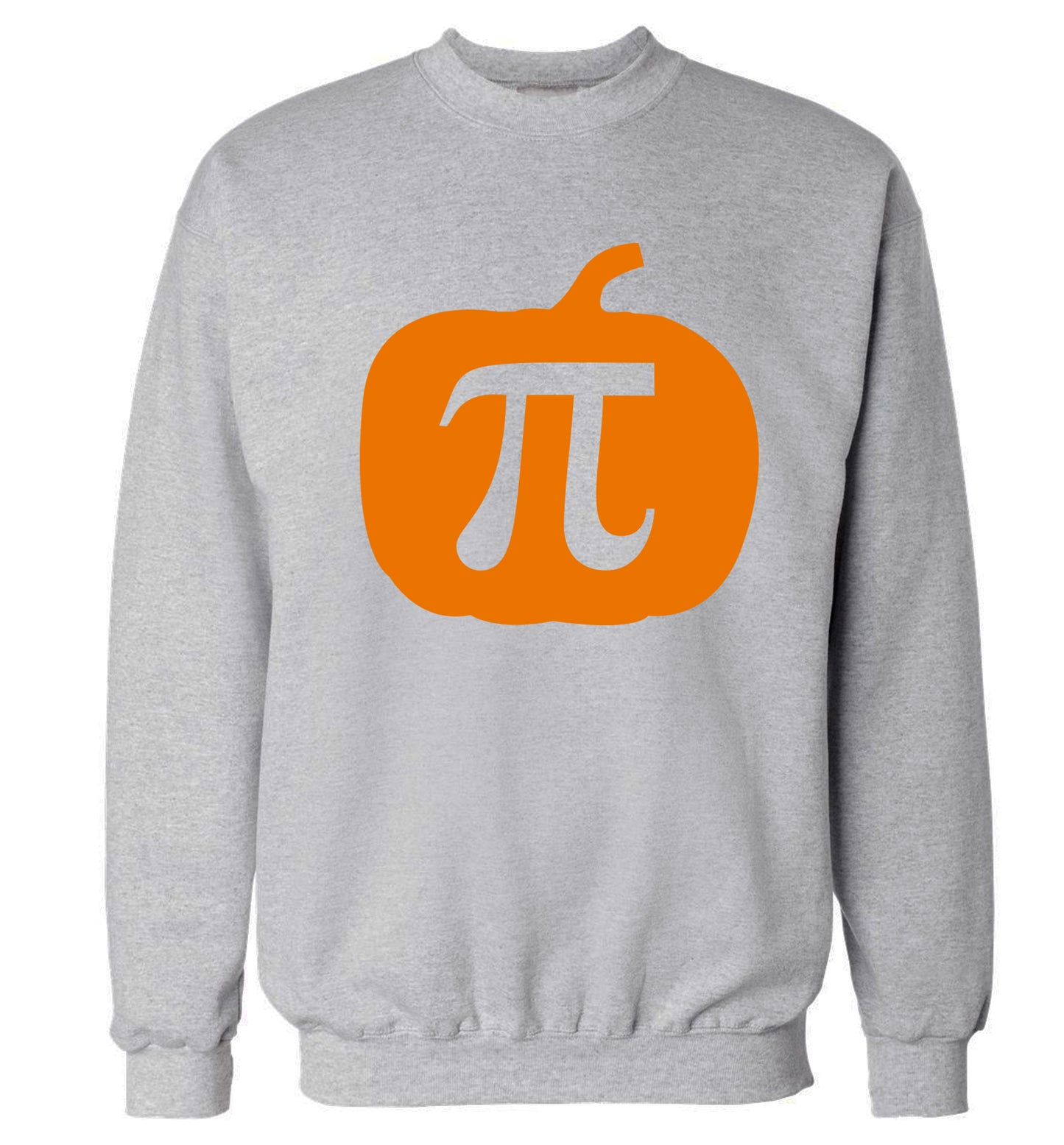 Pumpkin Pi Adult's unisex grey Sweater 2XL