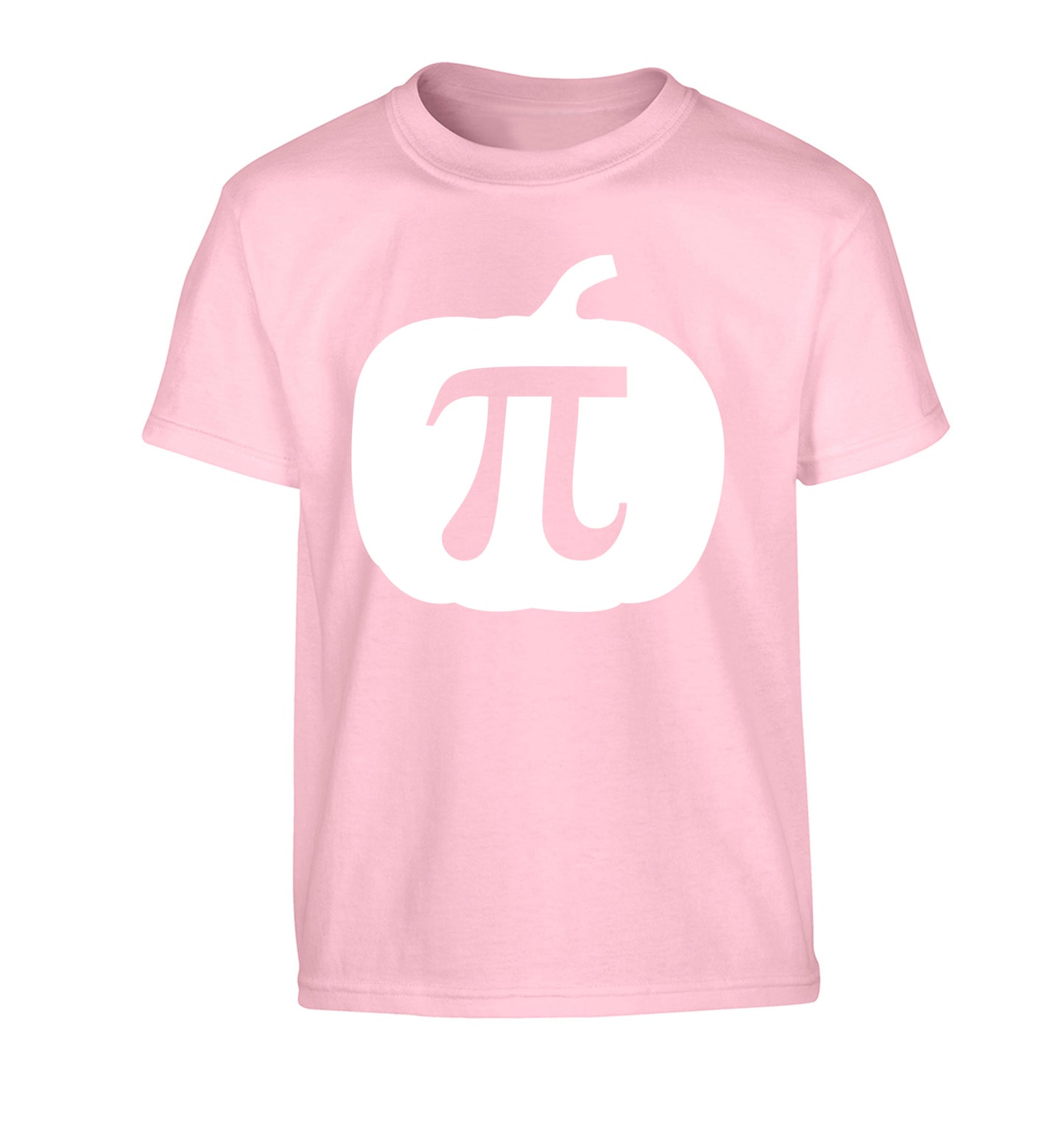 Pumpkin Pi Children's light pink Tshirt 12-13 Years