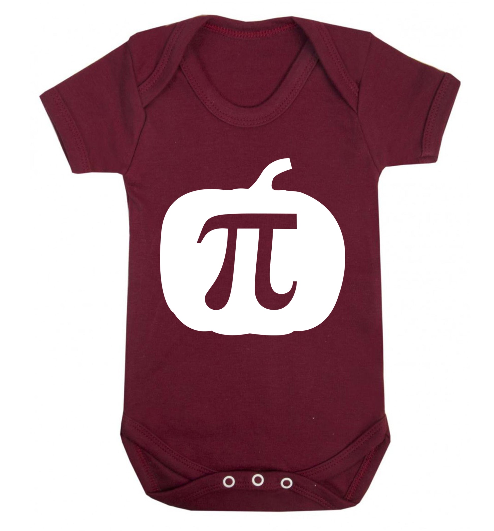 Pumpkin Pi Baby Vest maroon 18-24 months