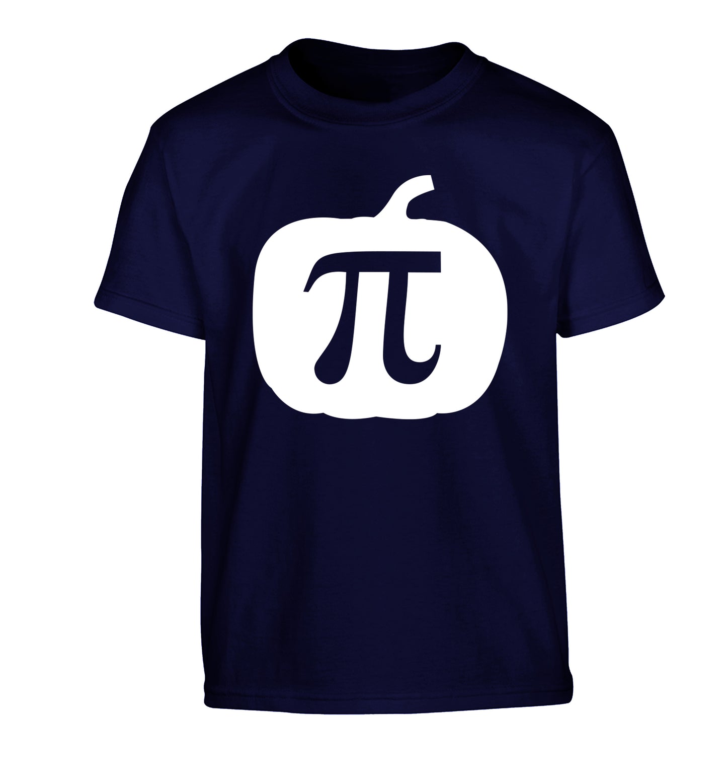 Pumpkin Pi Children's navy Tshirt 12-13 Years