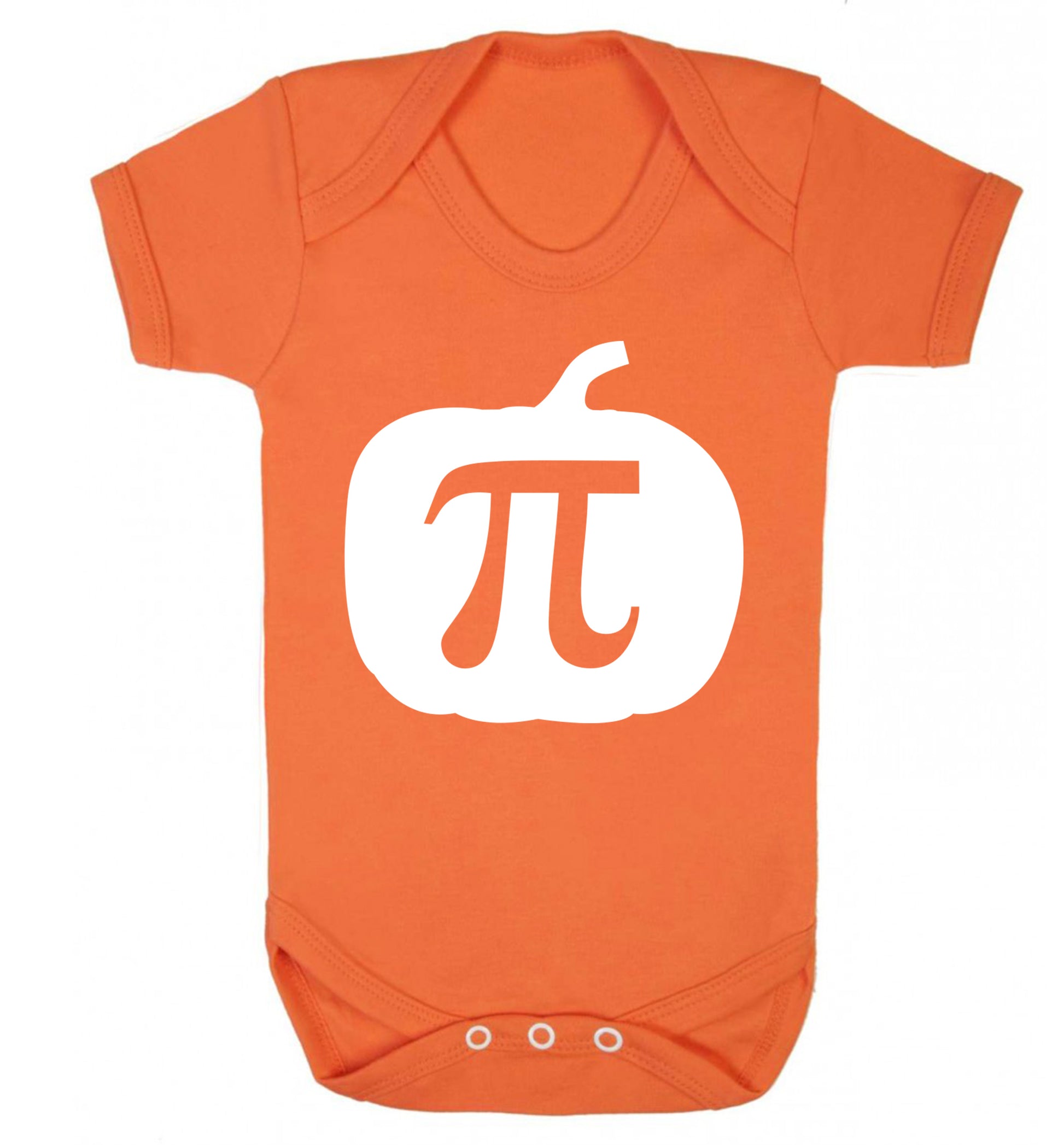 Pumpkin Pi Baby Vest orange 18-24 months