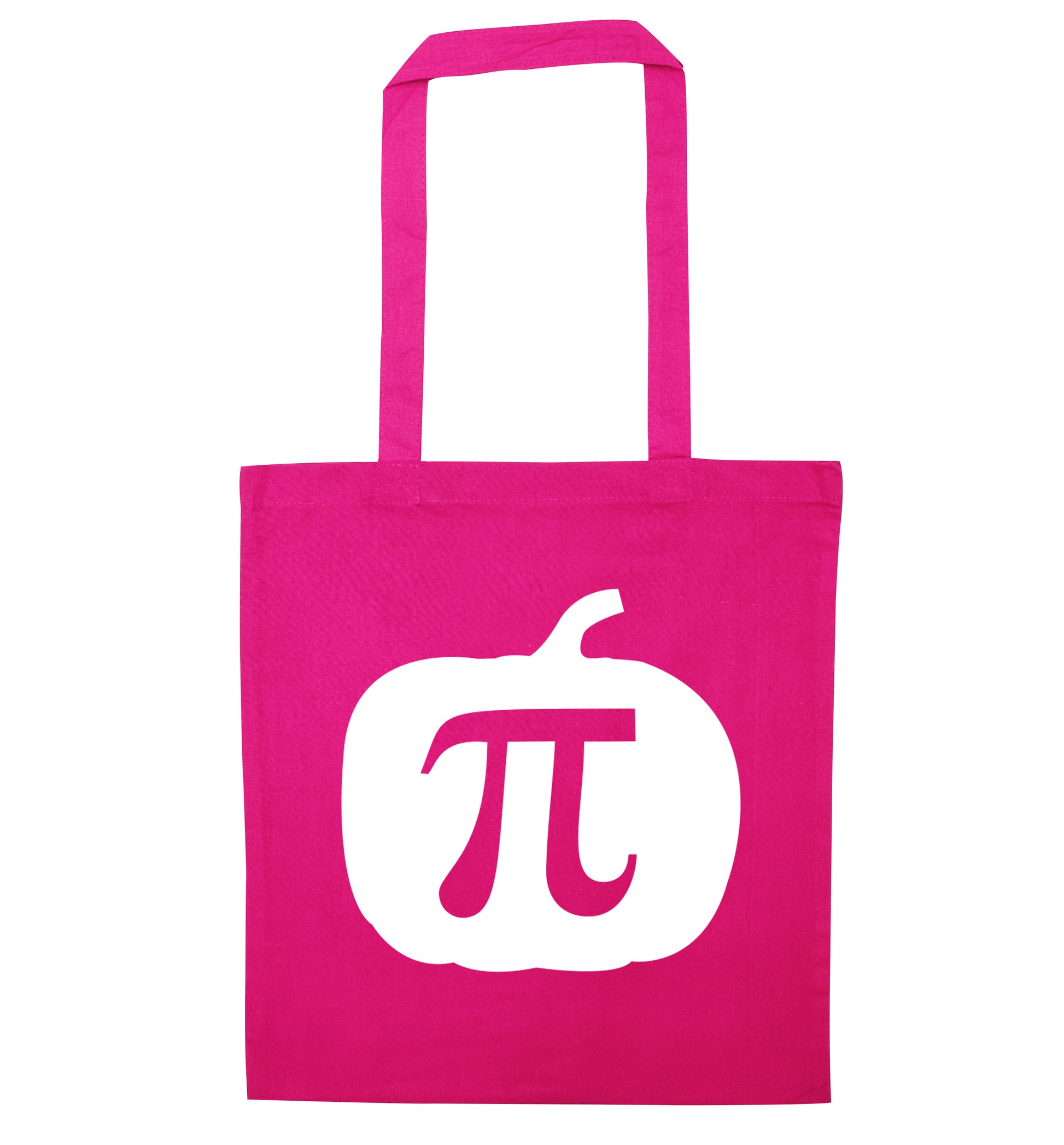 Pumpkin Pi pink tote bag
