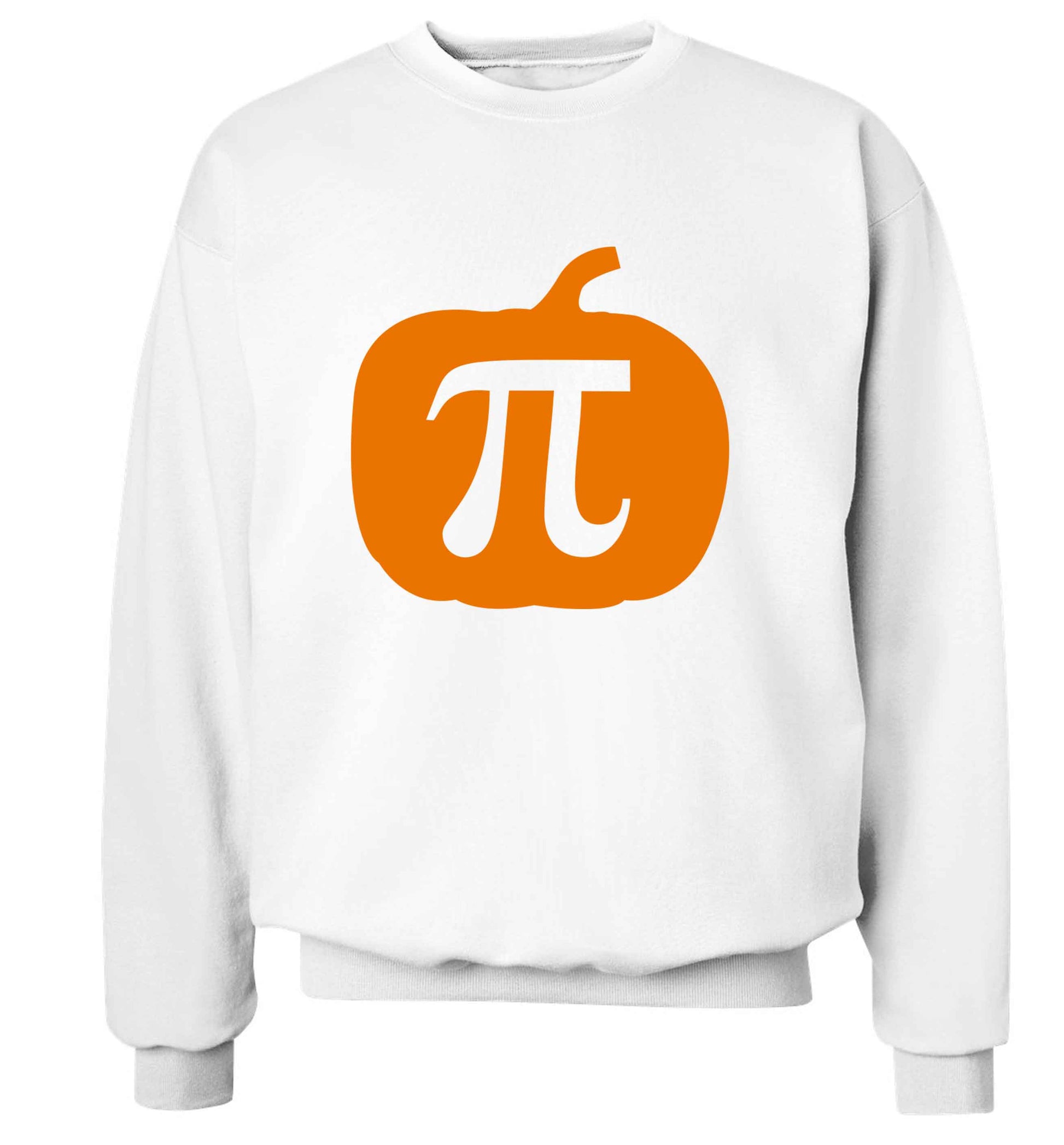 Pumpkin Pie adult's unisex white sweater 2XL
