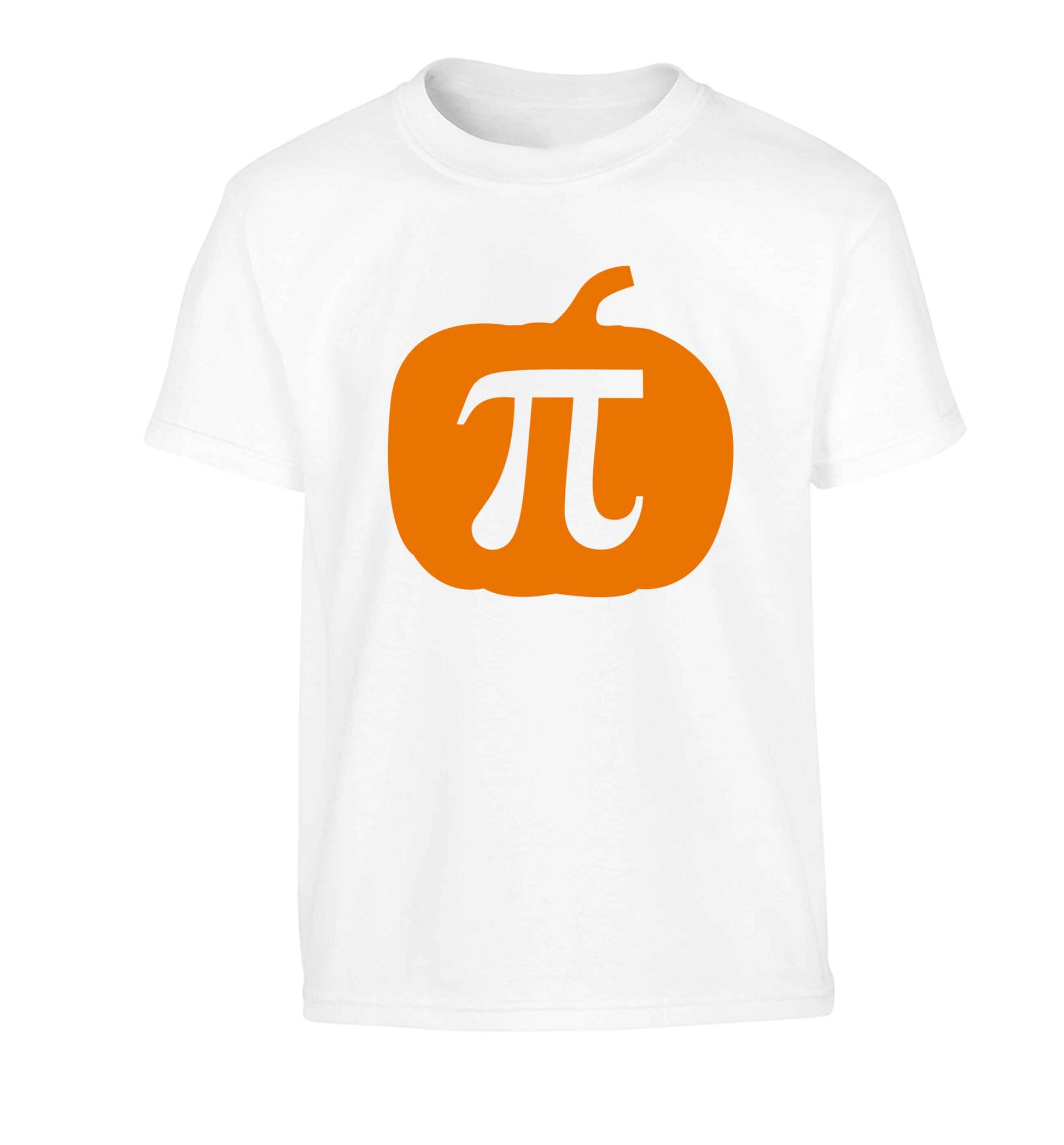 Pumpkin Pie Children's white Tshirt 12-13 Years
