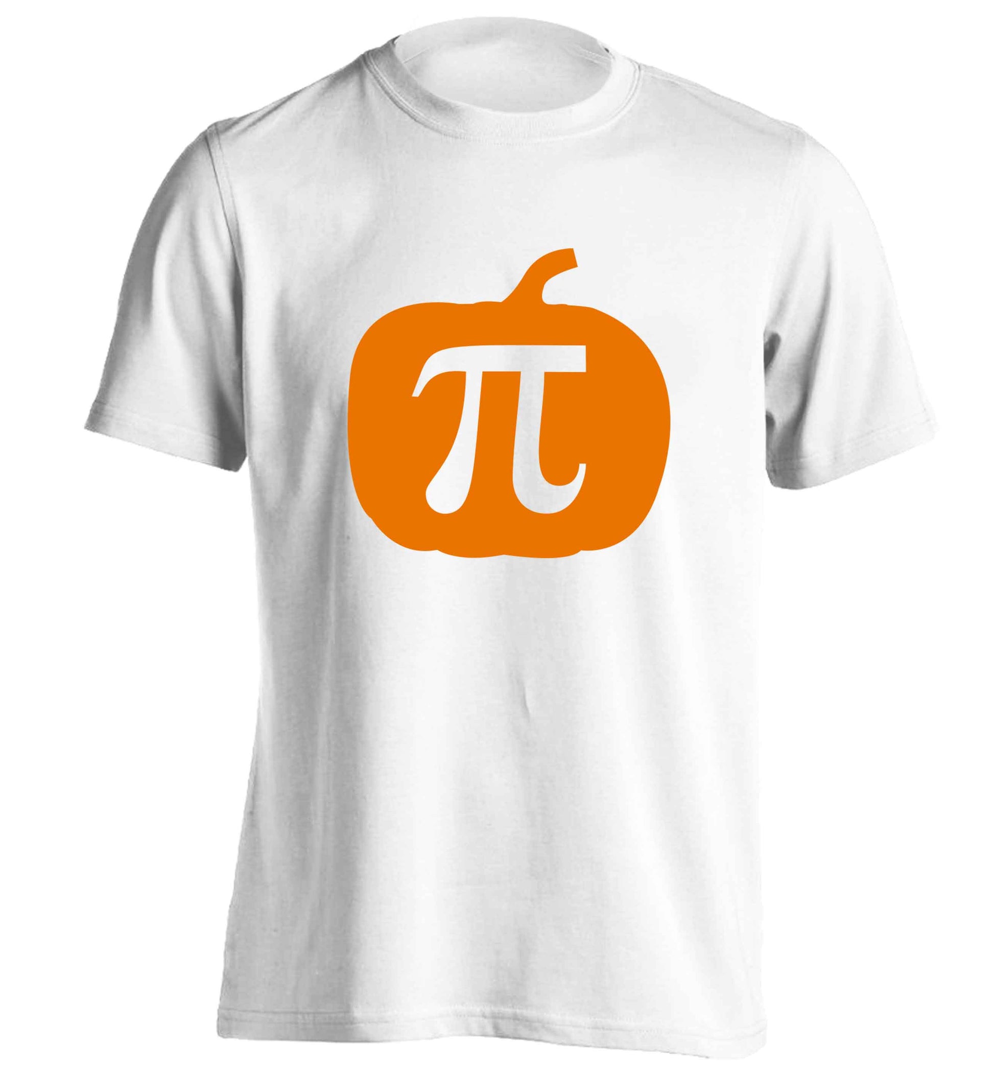 Pumpkin Pie adults unisex white Tshirt 2XL