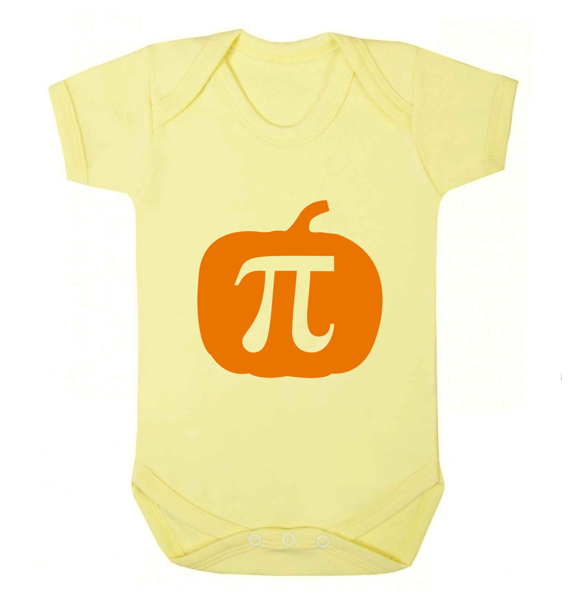 Pumpkin Pie baby vest pale yellow 18-24 months
