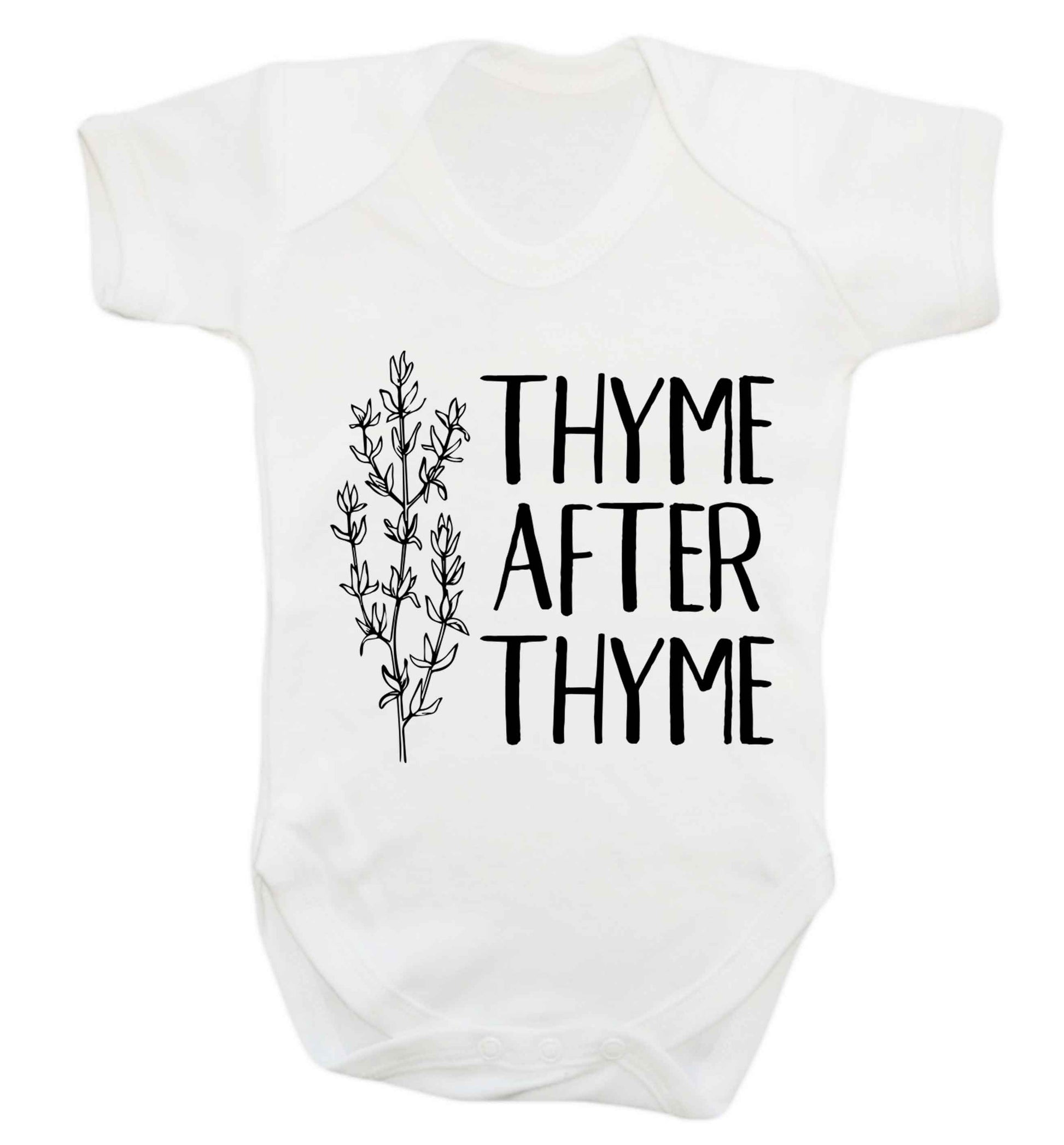 Thyme after thyme Baby Vest white 18-24 months