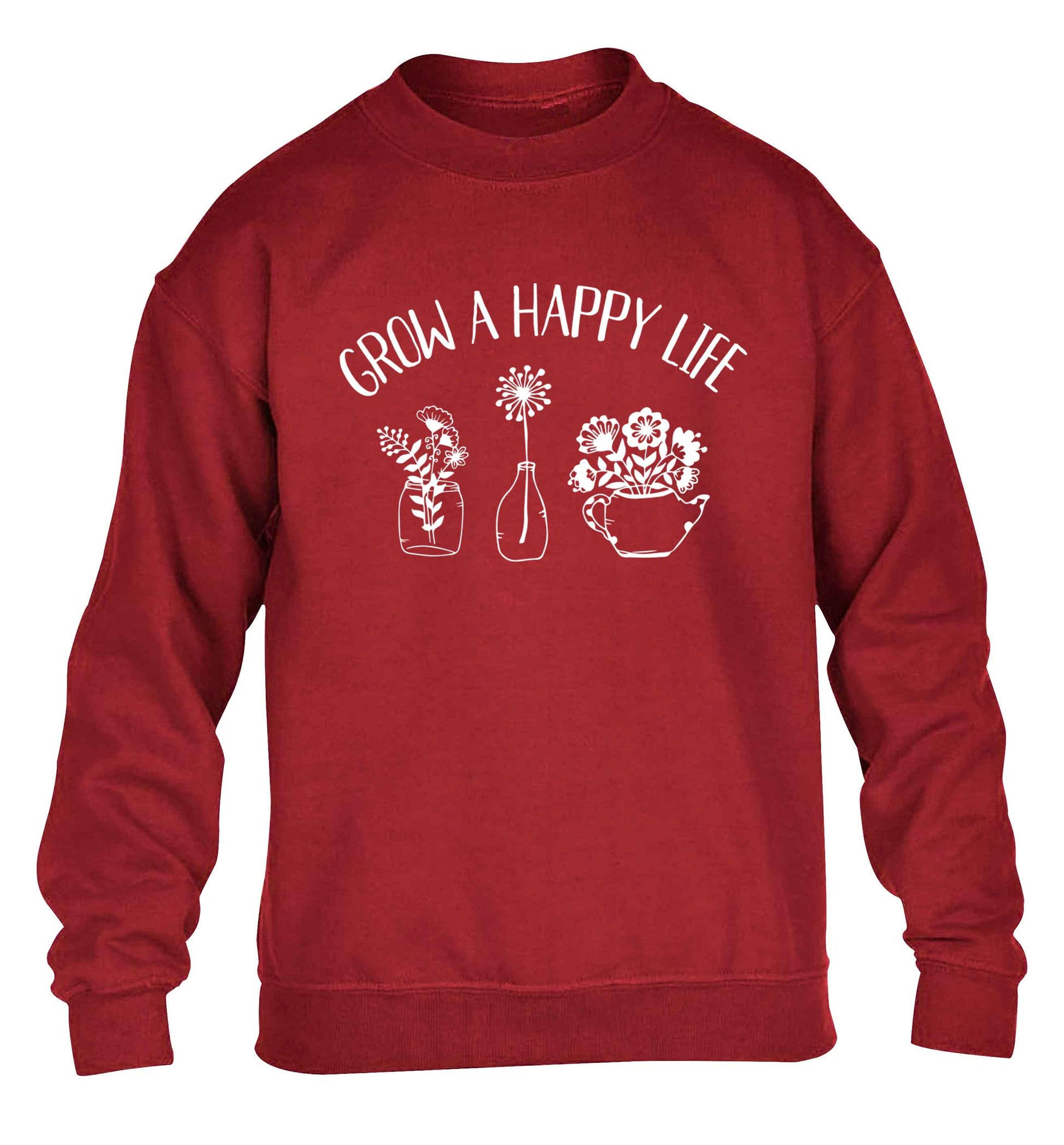 Grow a happy life children's grey sweater 12-13 Years