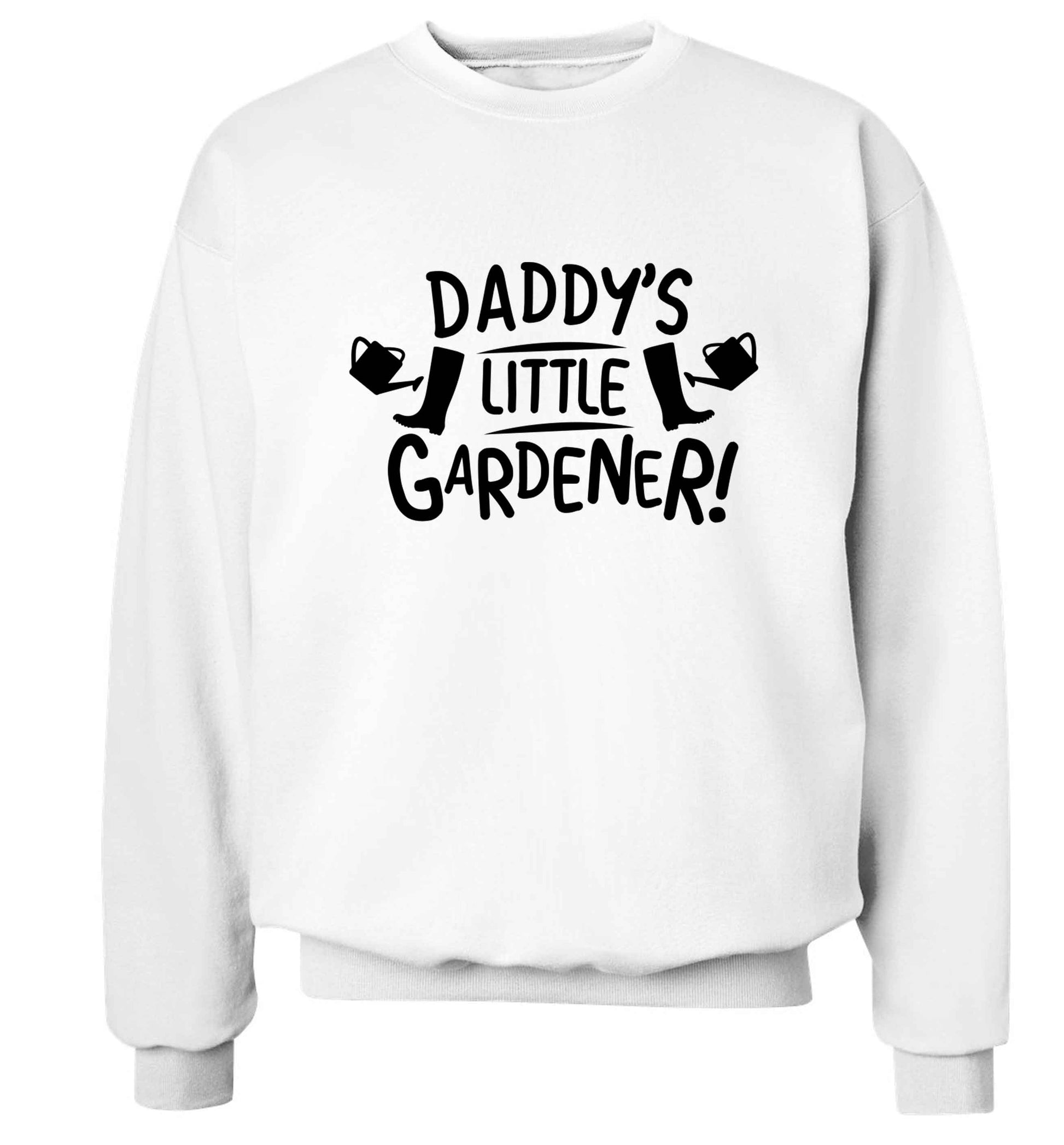 Daddy's little gardener Adult's unisex white Sweater 2XL