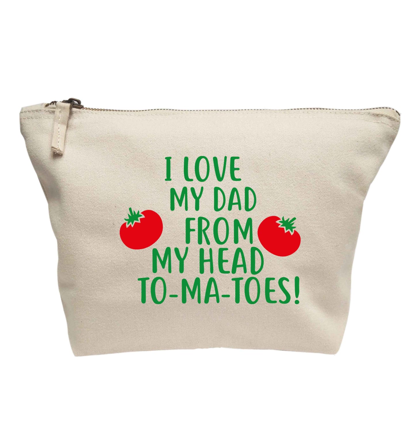 I love my dad from my head to-ma-toes | Makeup / wash bag