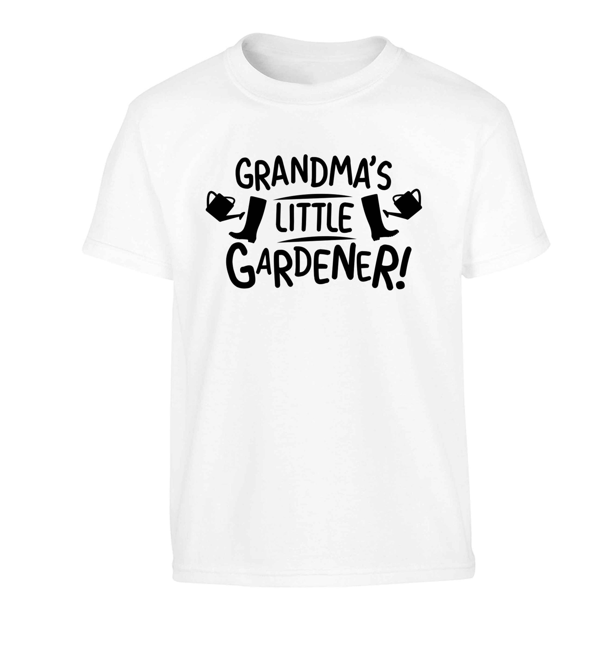 Grandma's little gardener Children's white Tshirt 12-13 Years