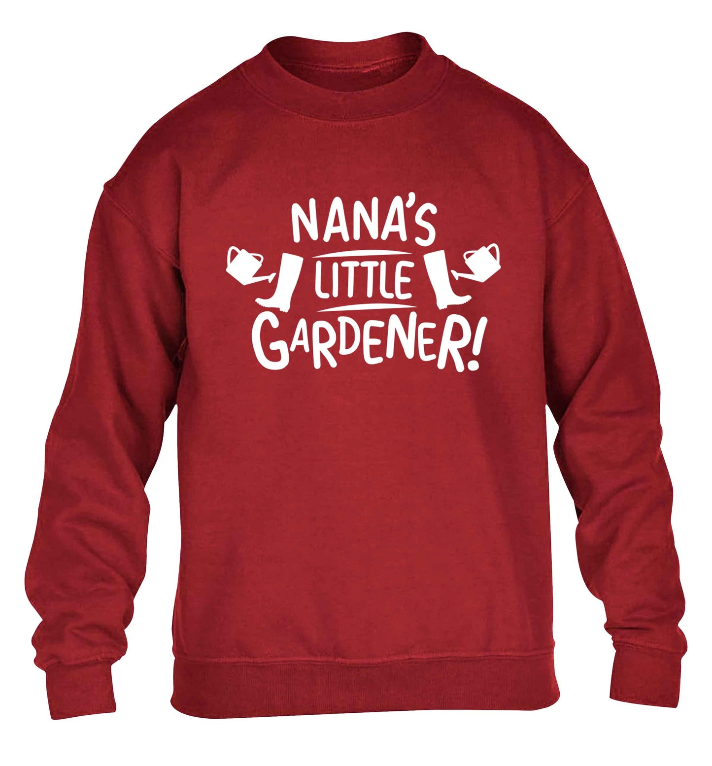 Nana's little gardener children's grey sweater 12-13 Years