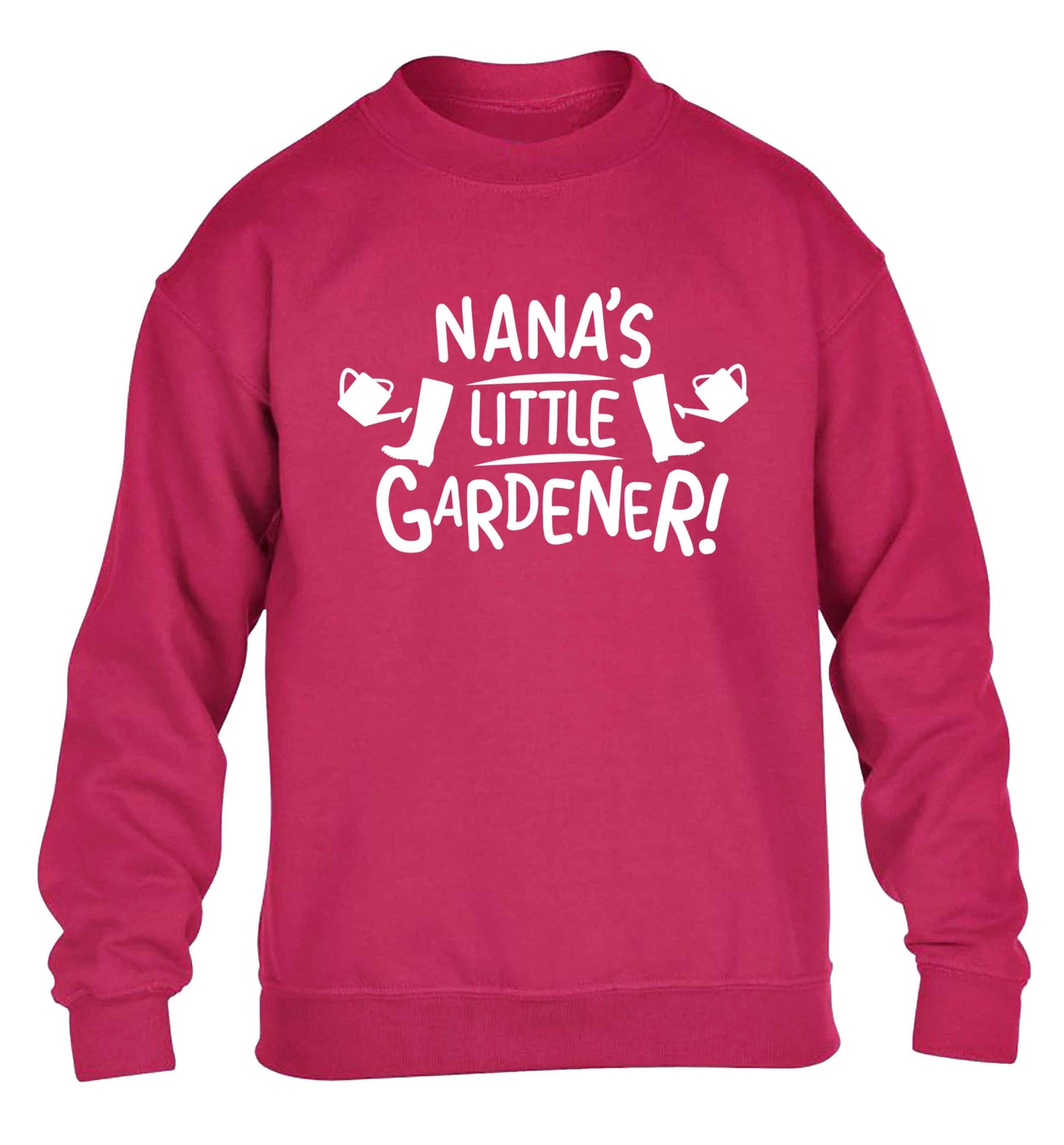 Nana's little gardener children's pink sweater 12-13 Years
