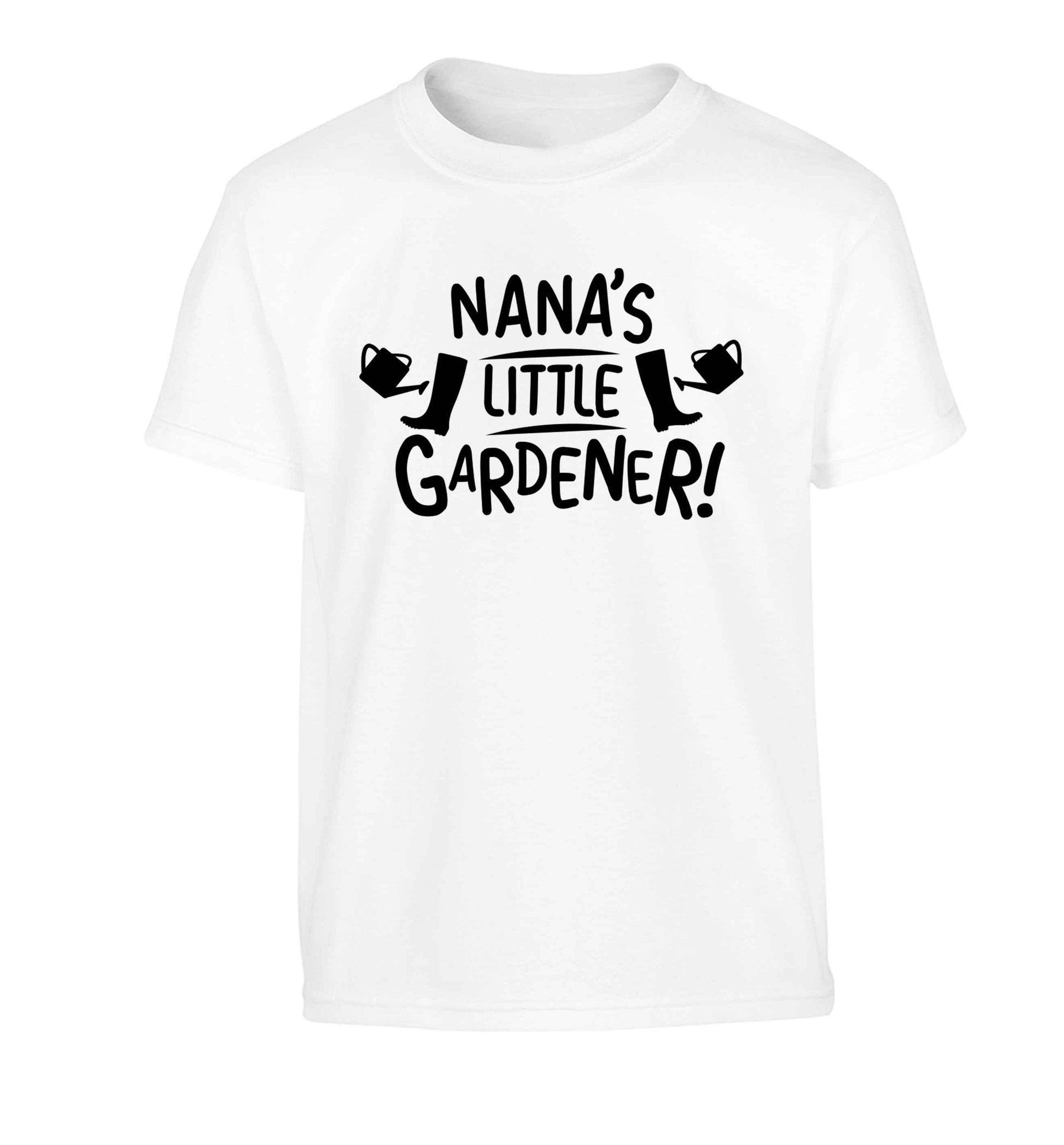 Nana's little gardener Children's white Tshirt 12-13 Years
