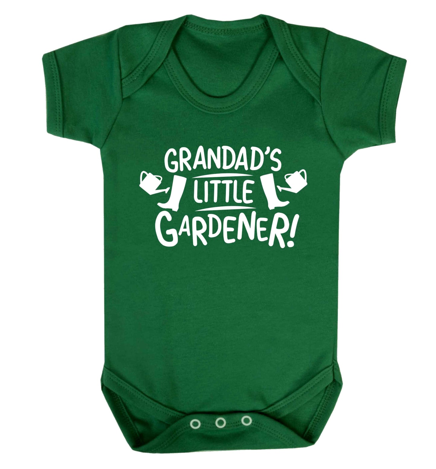 Grandad's little gardener Baby Vest green 18-24 months