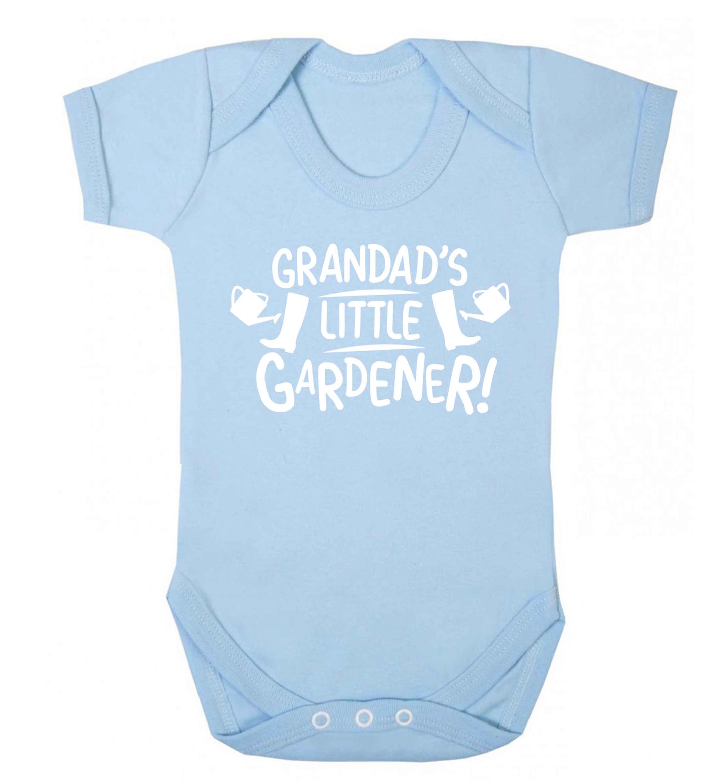 Grandad's little gardener Baby Vest pale blue 18-24 months