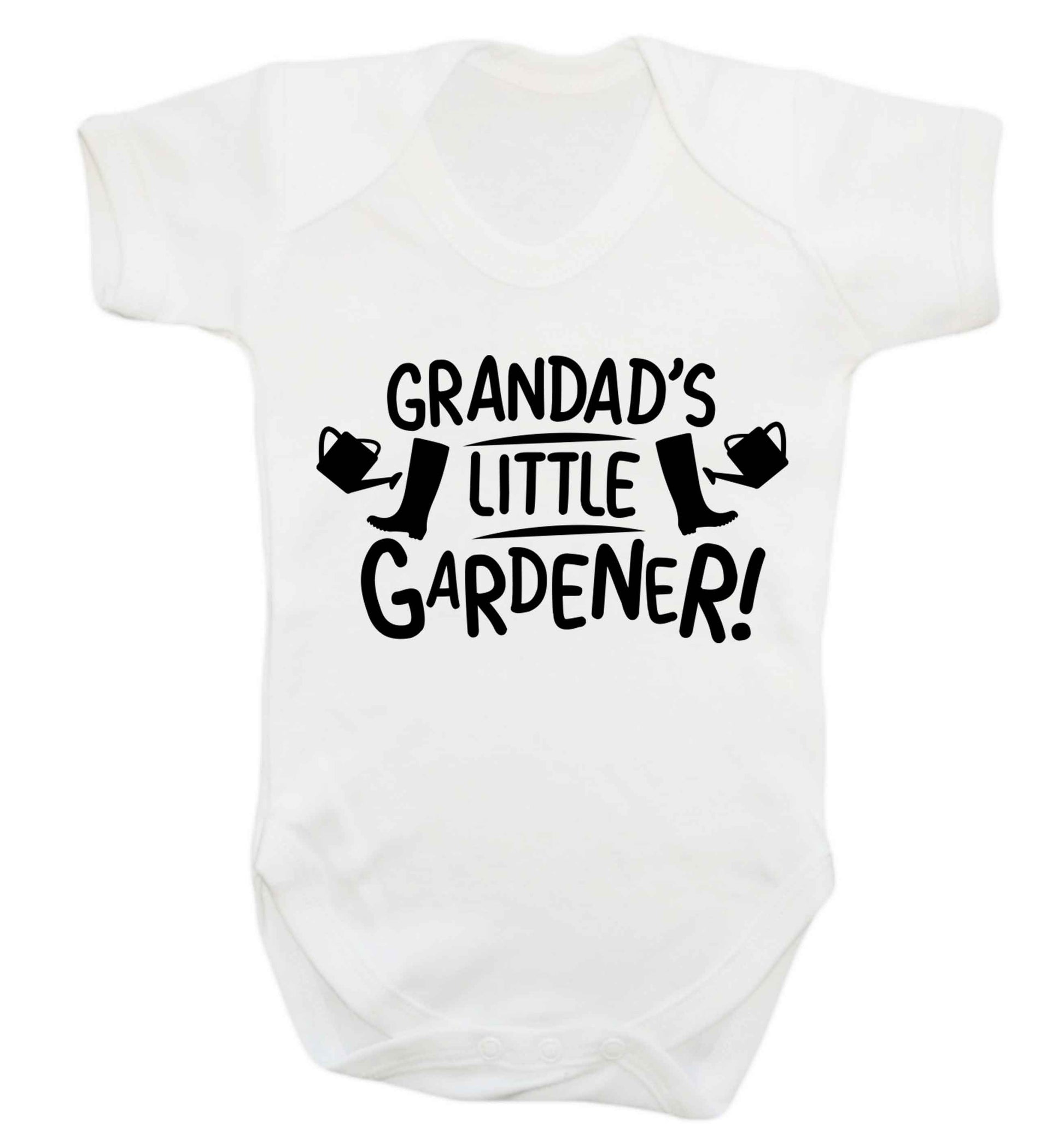 Grandad's little gardener Baby Vest white 18-24 months