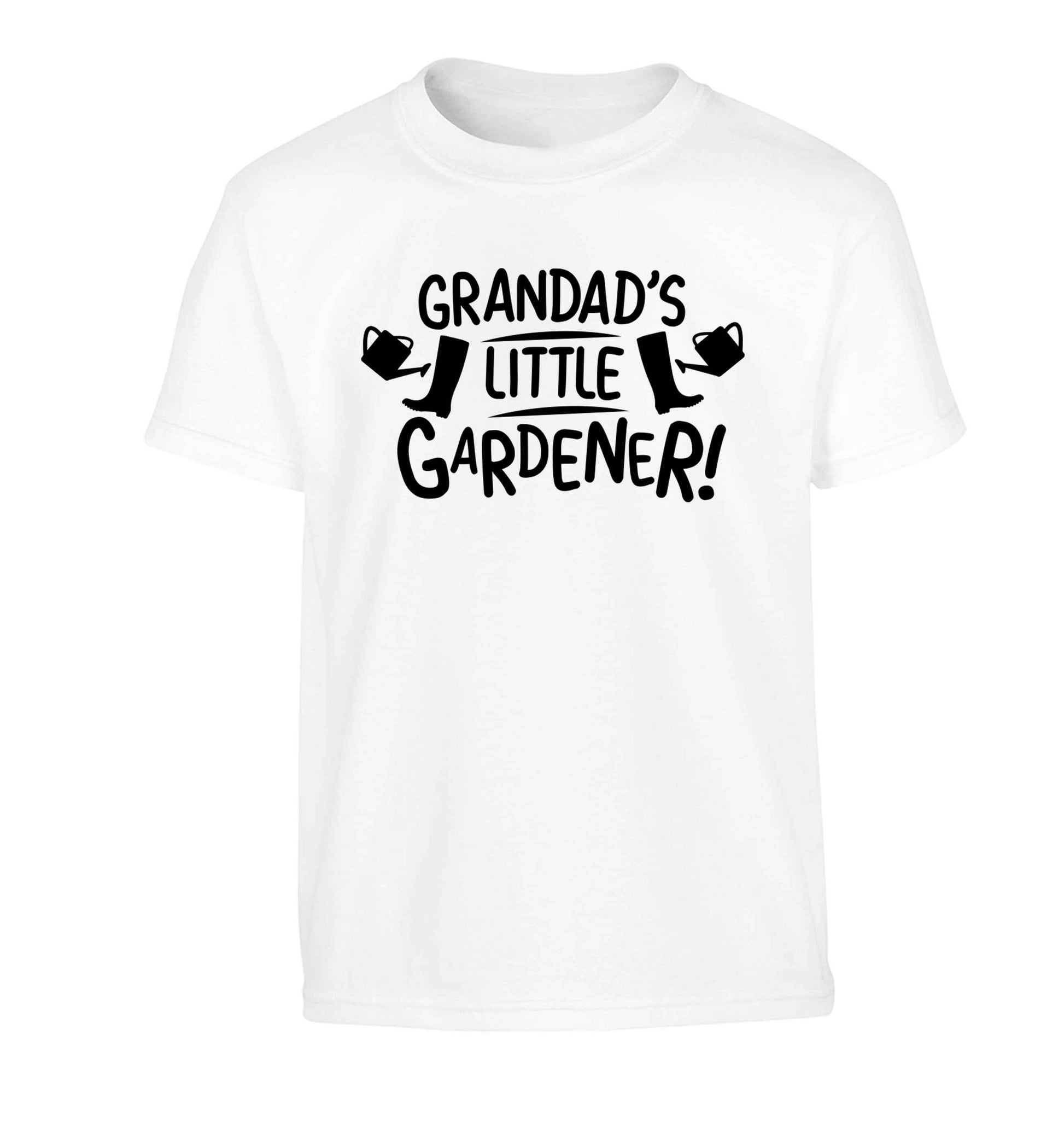 Grandad's little gardener Children's white Tshirt 12-13 Years