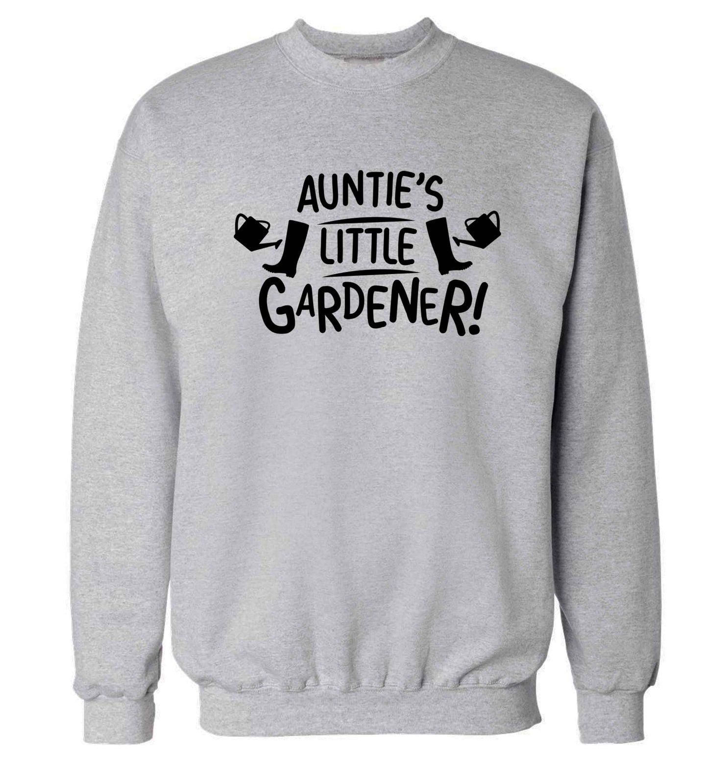 Auntie's little gardener Adult's unisex grey Sweater 2XL
