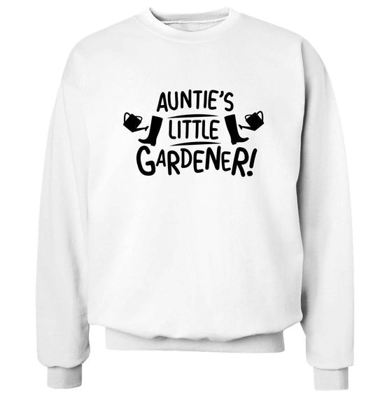 Auntie's little gardener Adult's unisex white Sweater 2XL