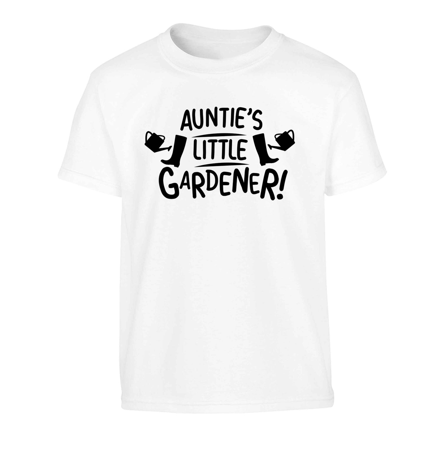 Auntie's little gardener Children's white Tshirt 12-13 Years