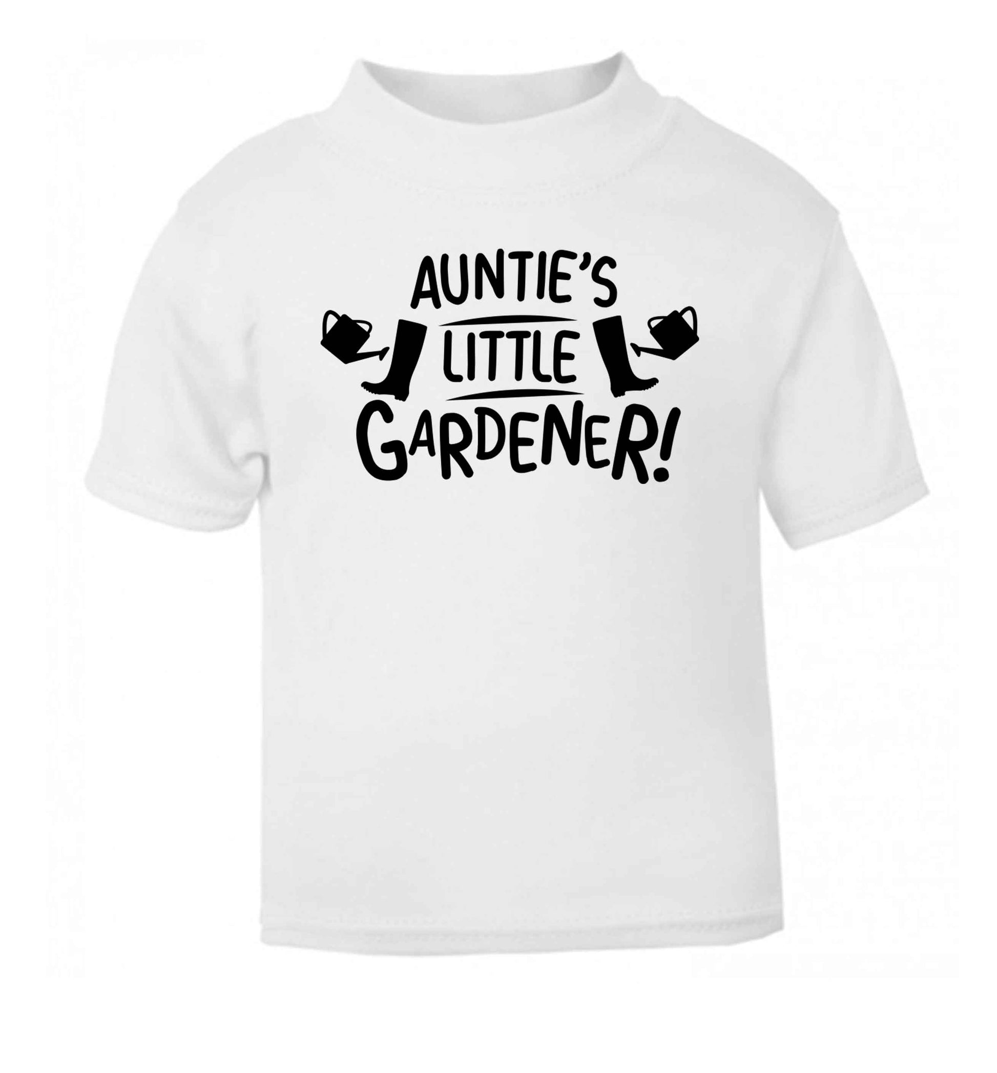 Auntie's little gardener white Baby Toddler Tshirt 2 Years