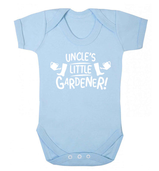 Uncle's little gardener Baby Vest pale blue 18-24 months