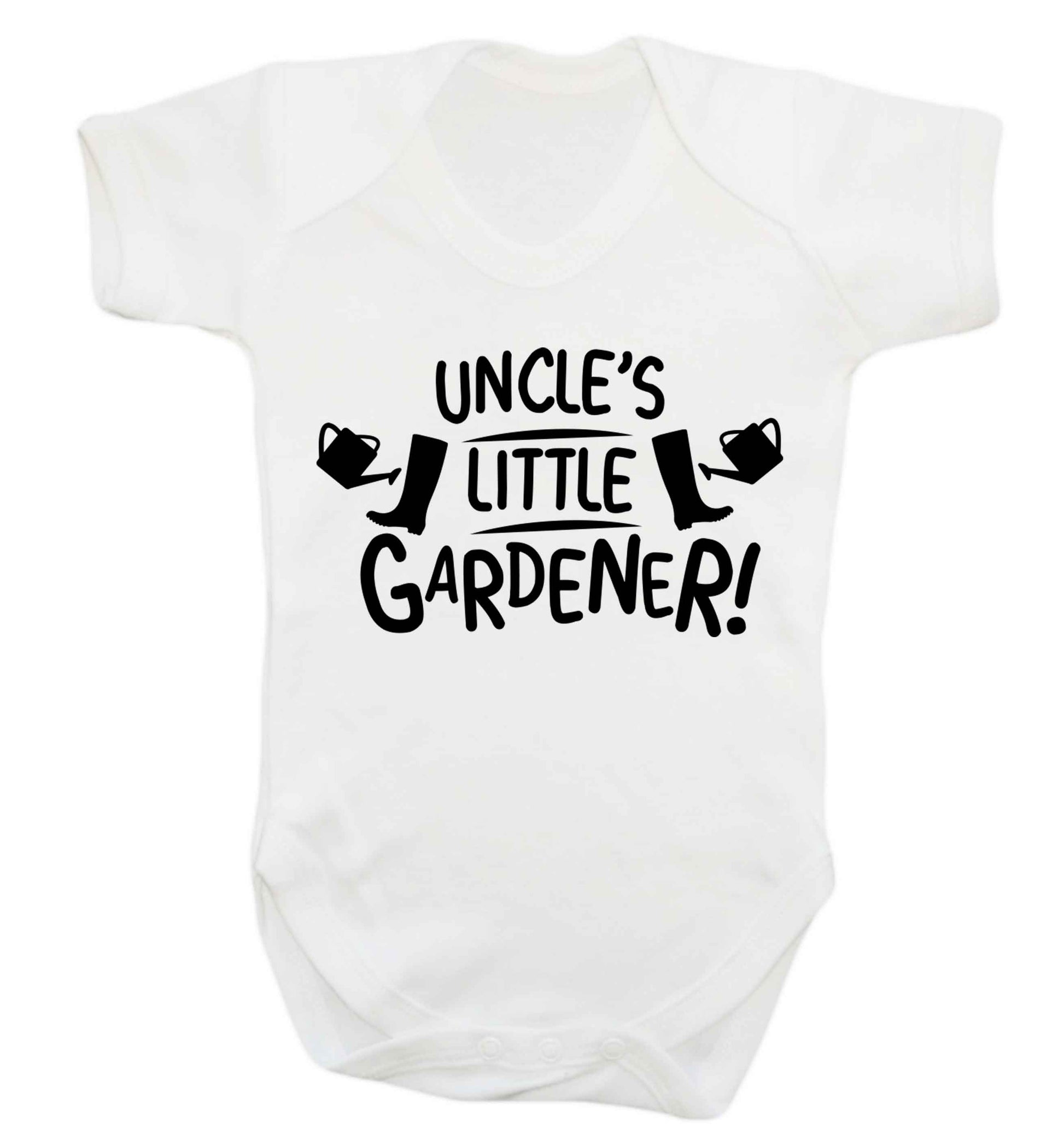 Uncle's little gardener Baby Vest white 18-24 months