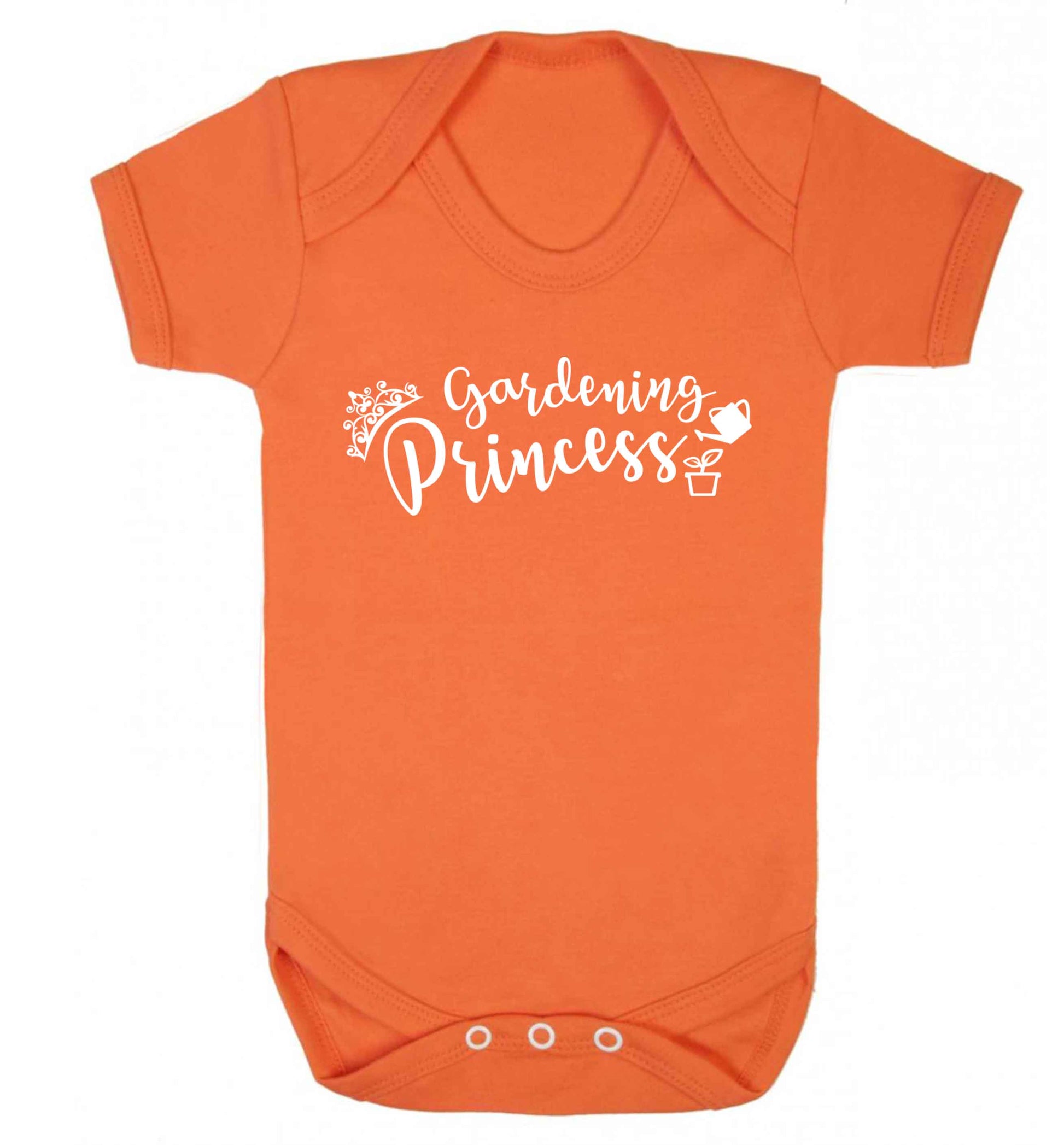 Gardening princess Baby Vest orange 18-24 months