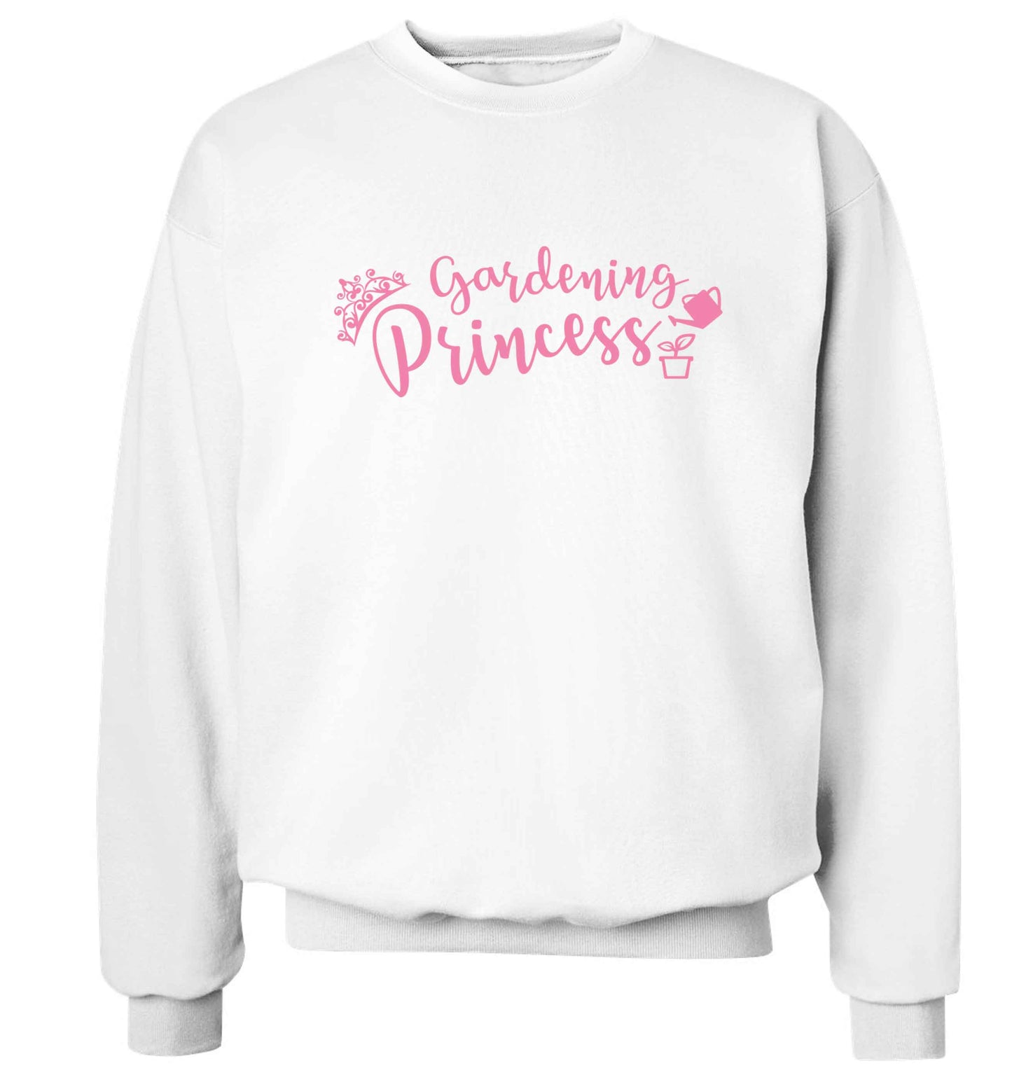 Gardening princess Adult's unisex white Sweater 2XL