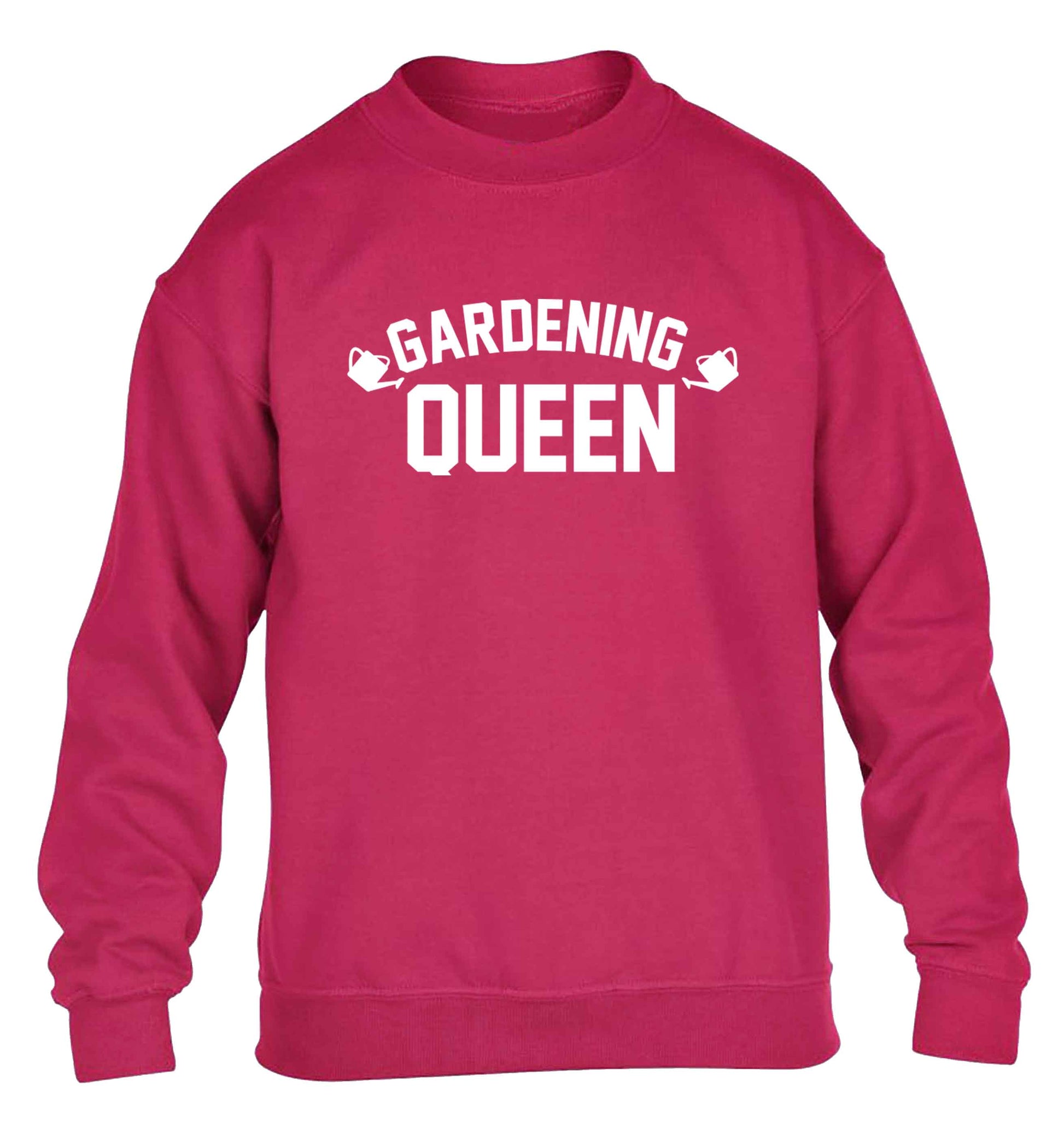Gardening queen children's pink sweater 12-13 Years