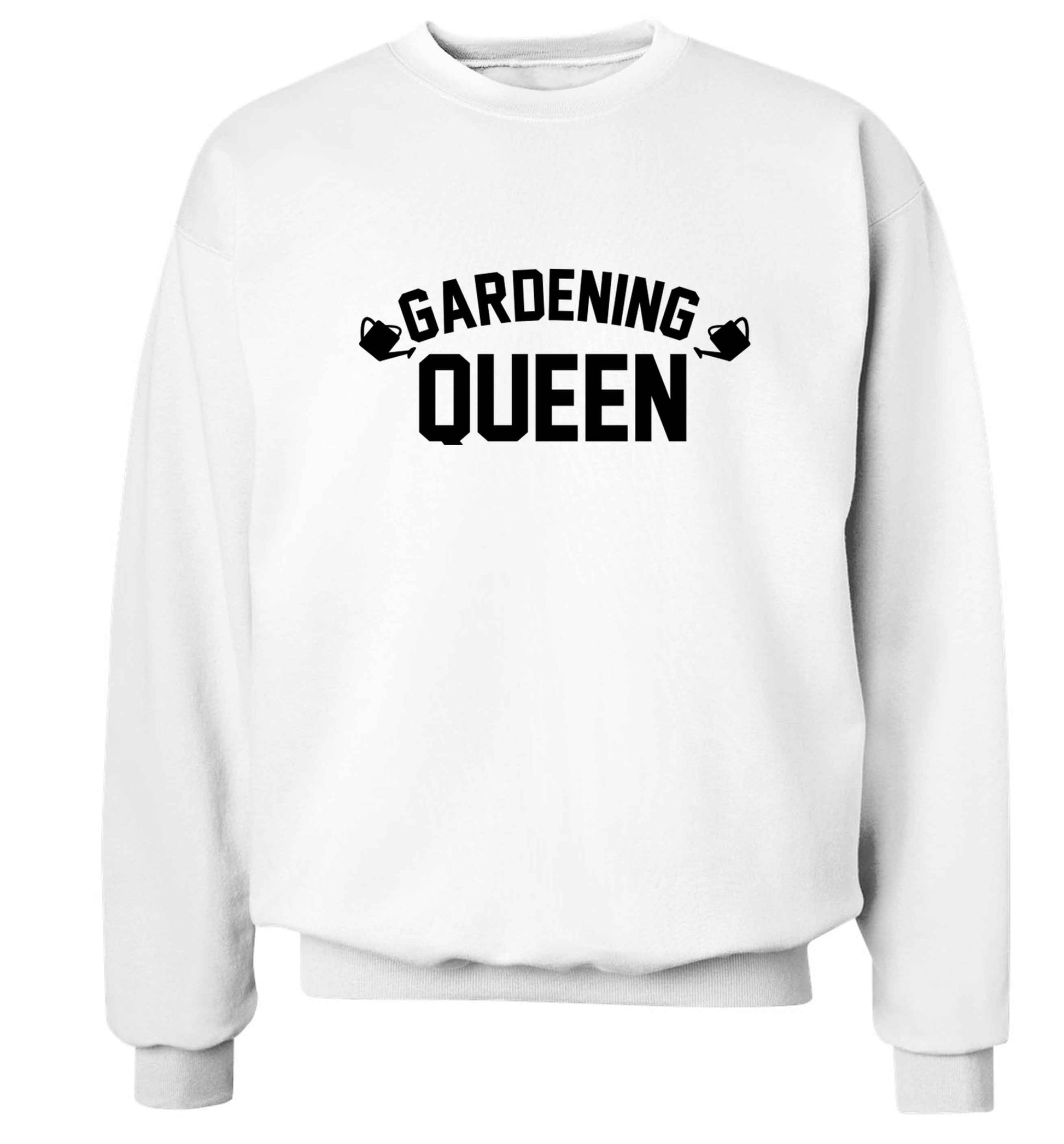 Gardening queen Adult's unisex white Sweater 2XL