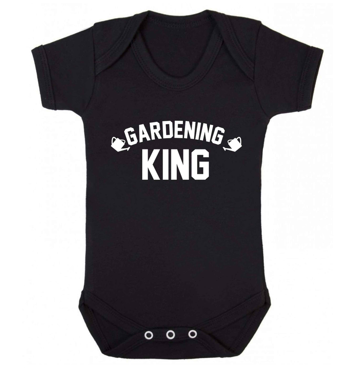 Gardening king Baby Vest black 18-24 months