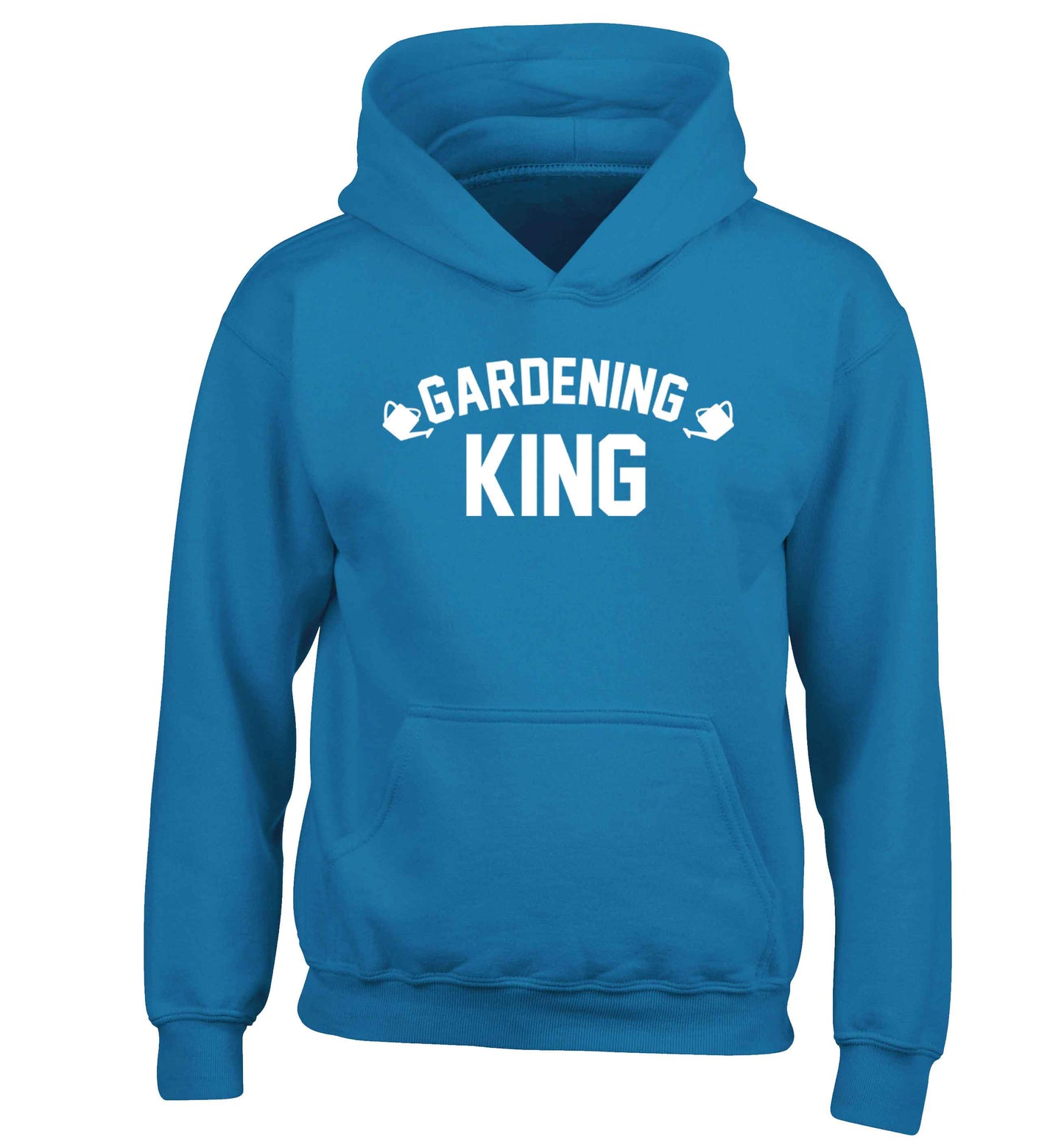 Gardening king children's blue hoodie 12-13 Years