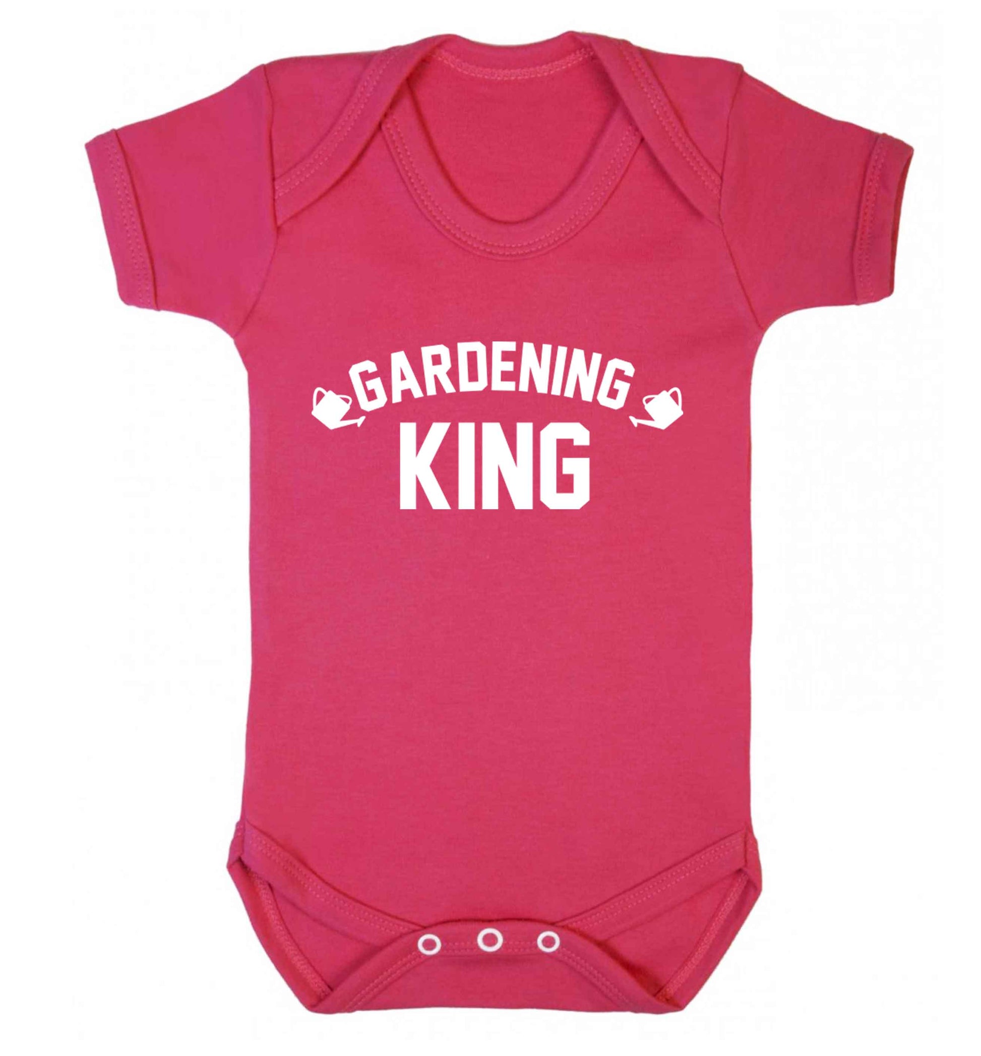 Gardening king Baby Vest dark pink 18-24 months