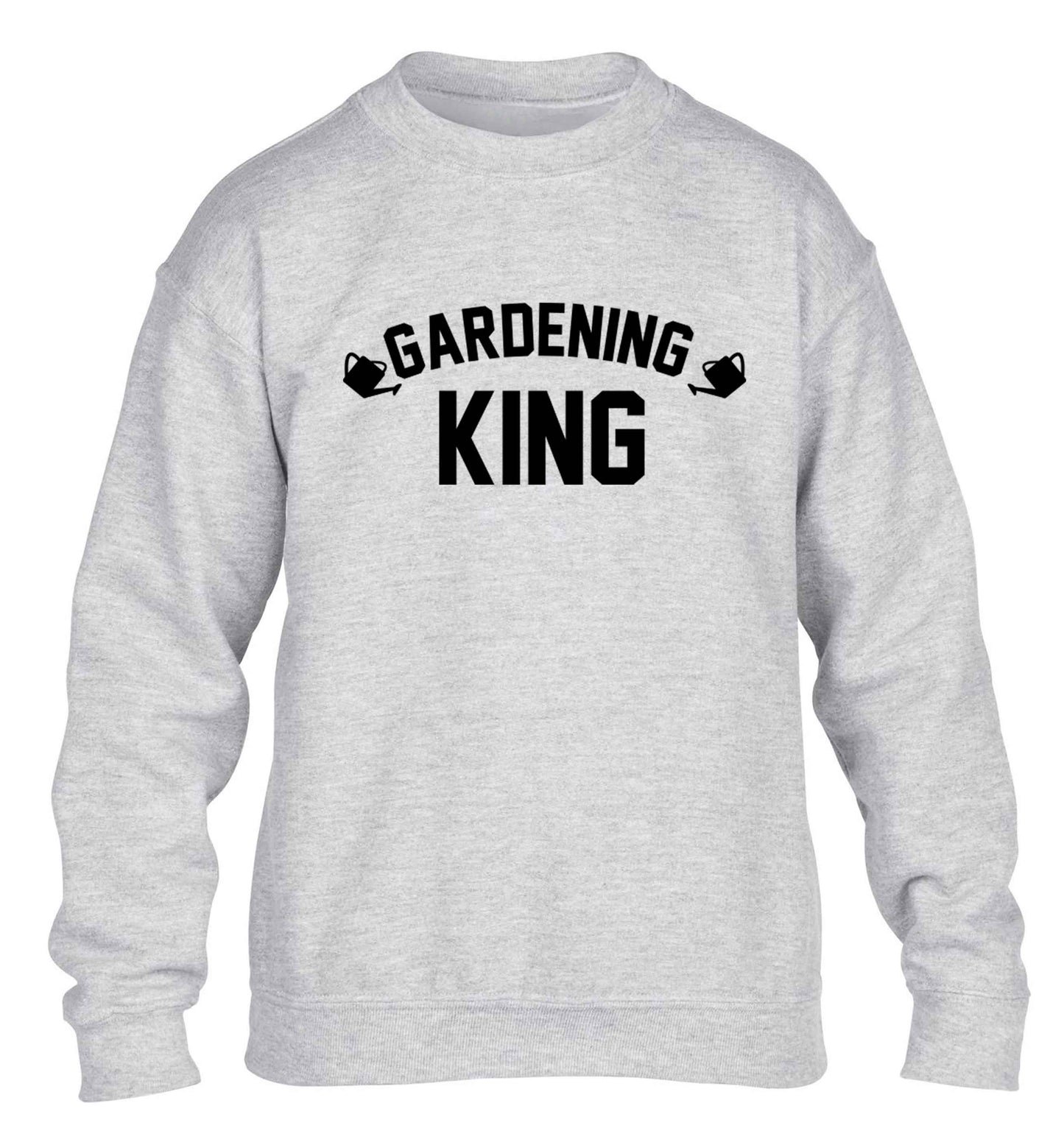 Gardening king children's grey sweater 12-13 Years