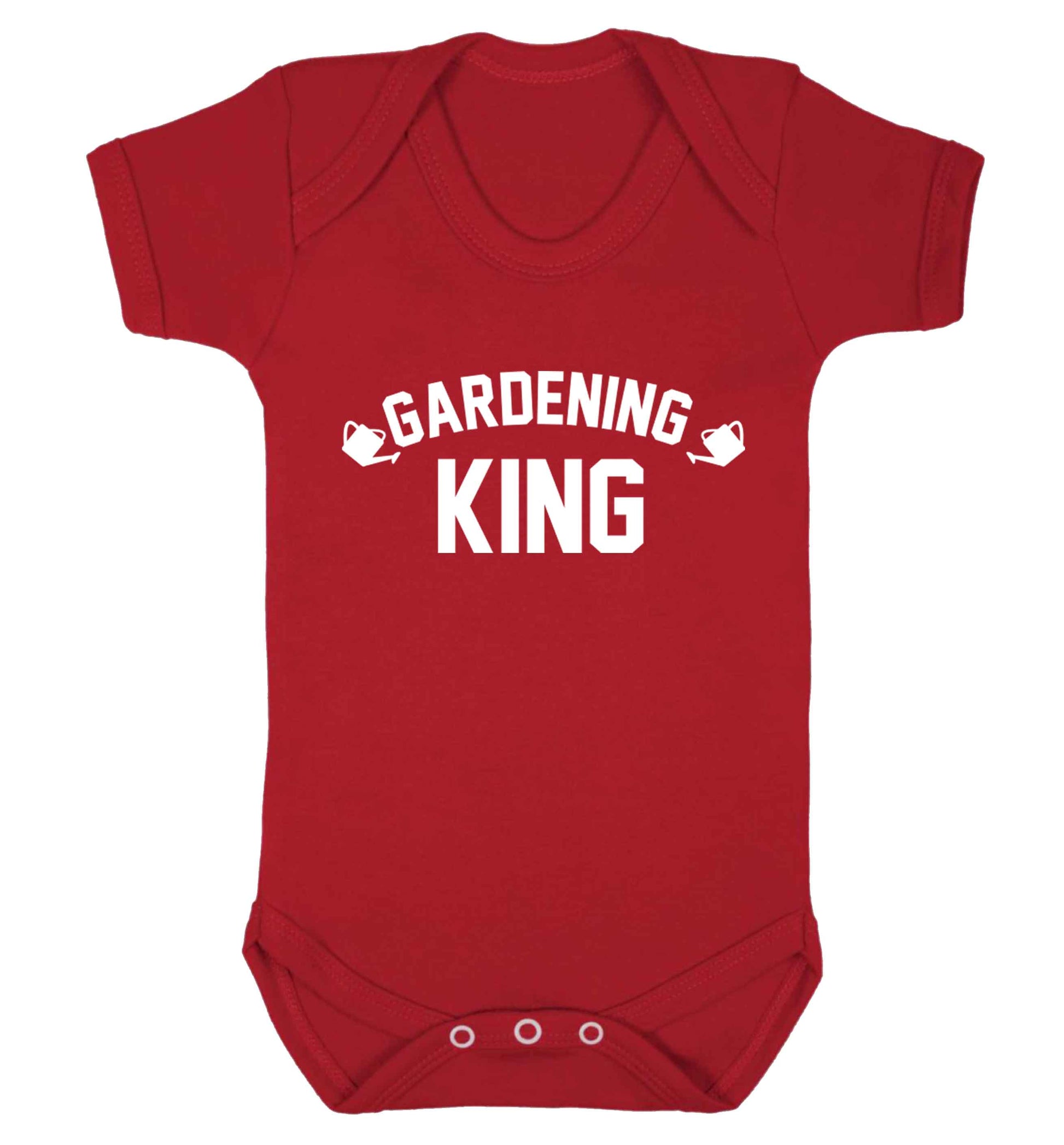 Gardening king Baby Vest red 18-24 months