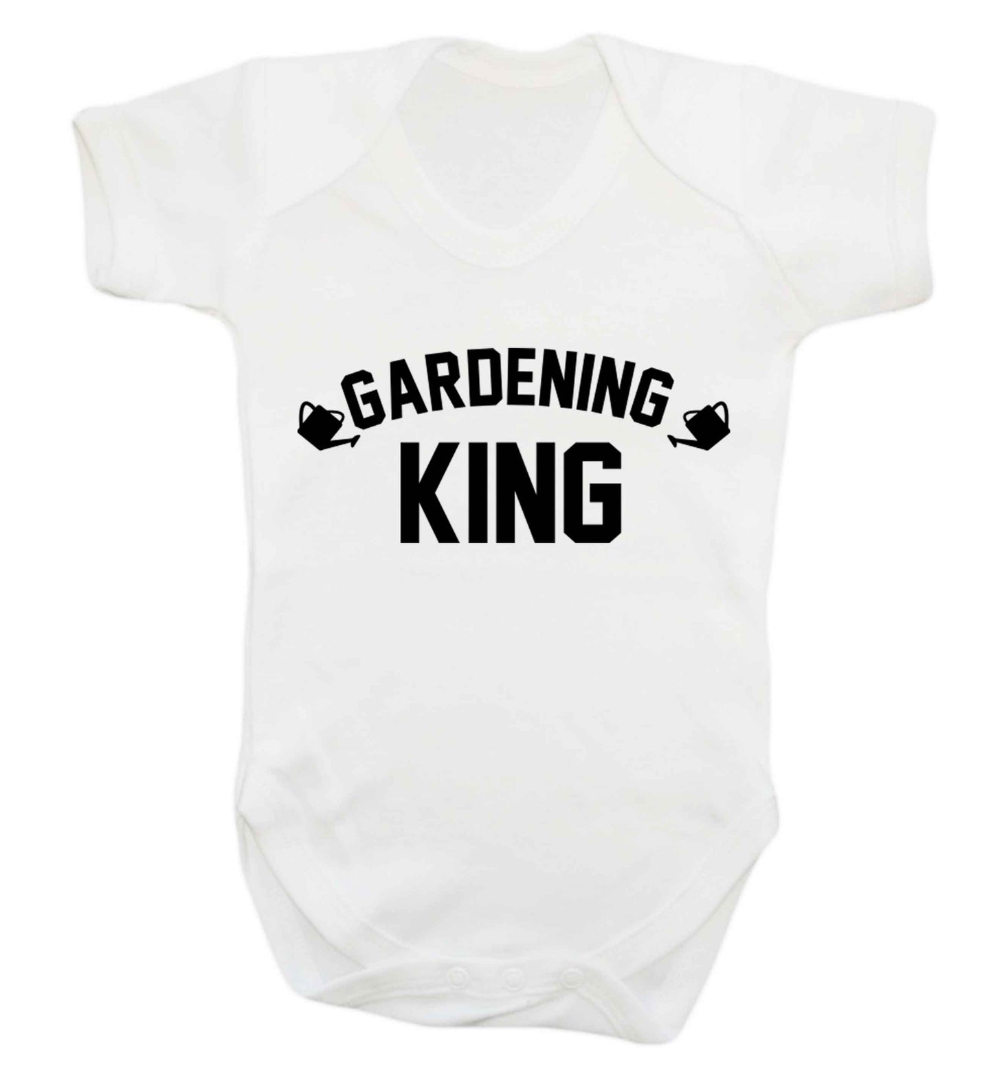 Gardening king Baby Vest white 18-24 months