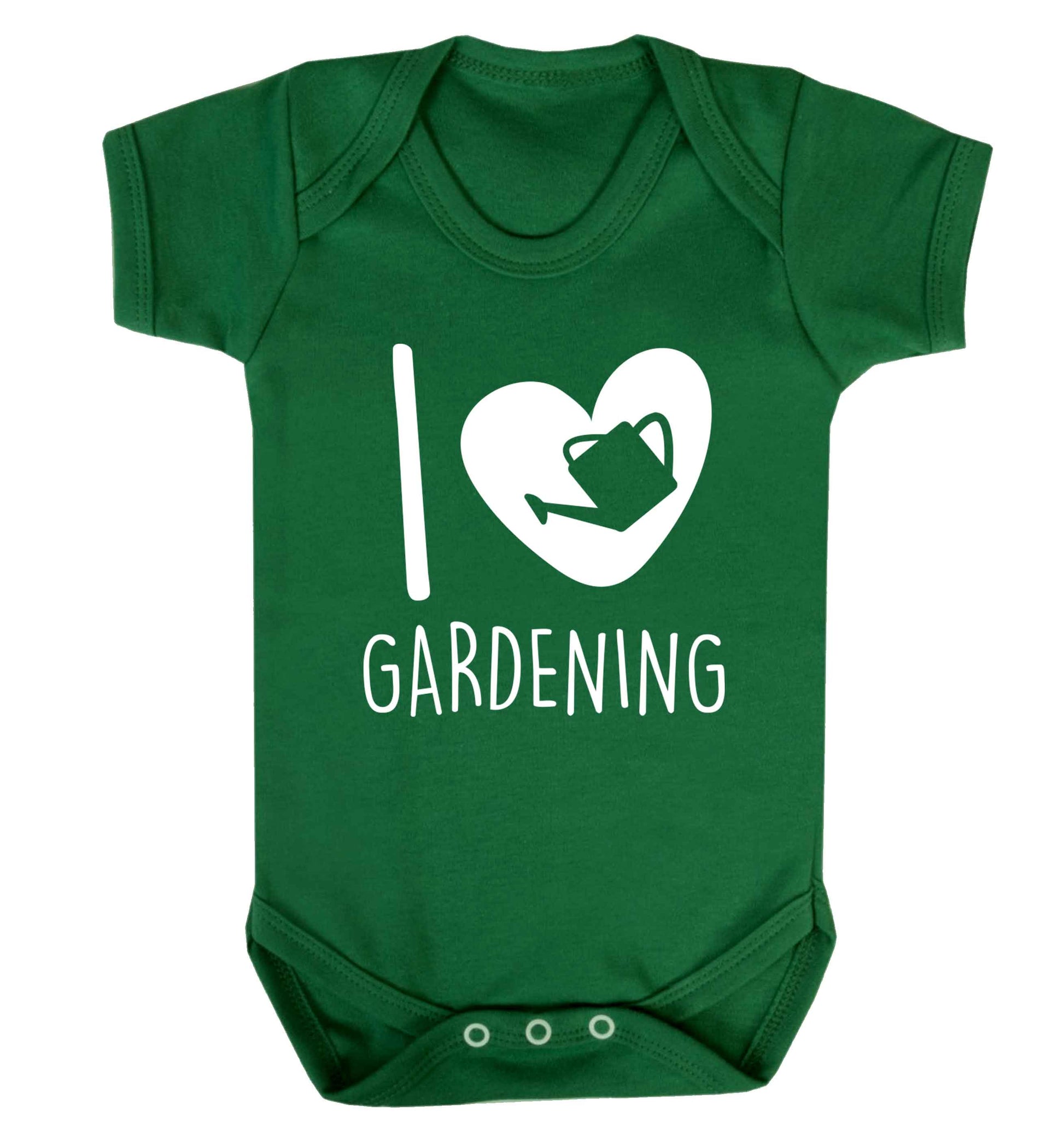 I love gardening Baby Vest green 18-24 months