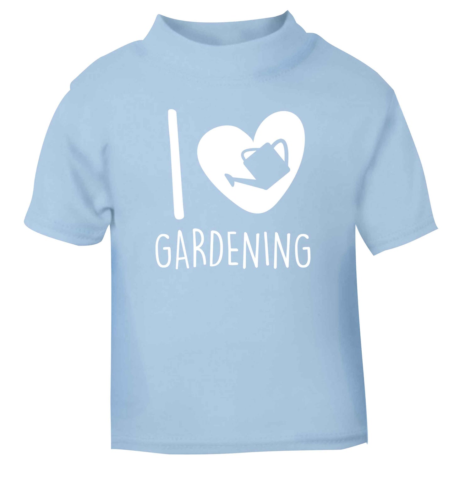 I love gardening light blue Baby Toddler Tshirt 2 Years
