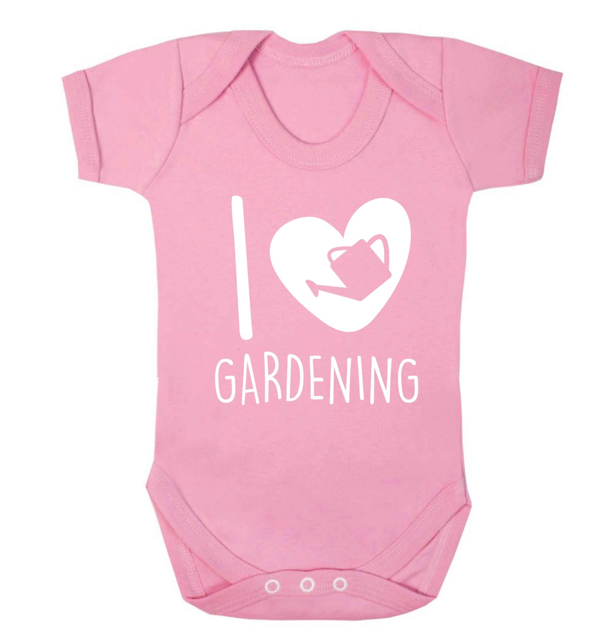 I love gardening Baby Vest pale pink 18-24 months