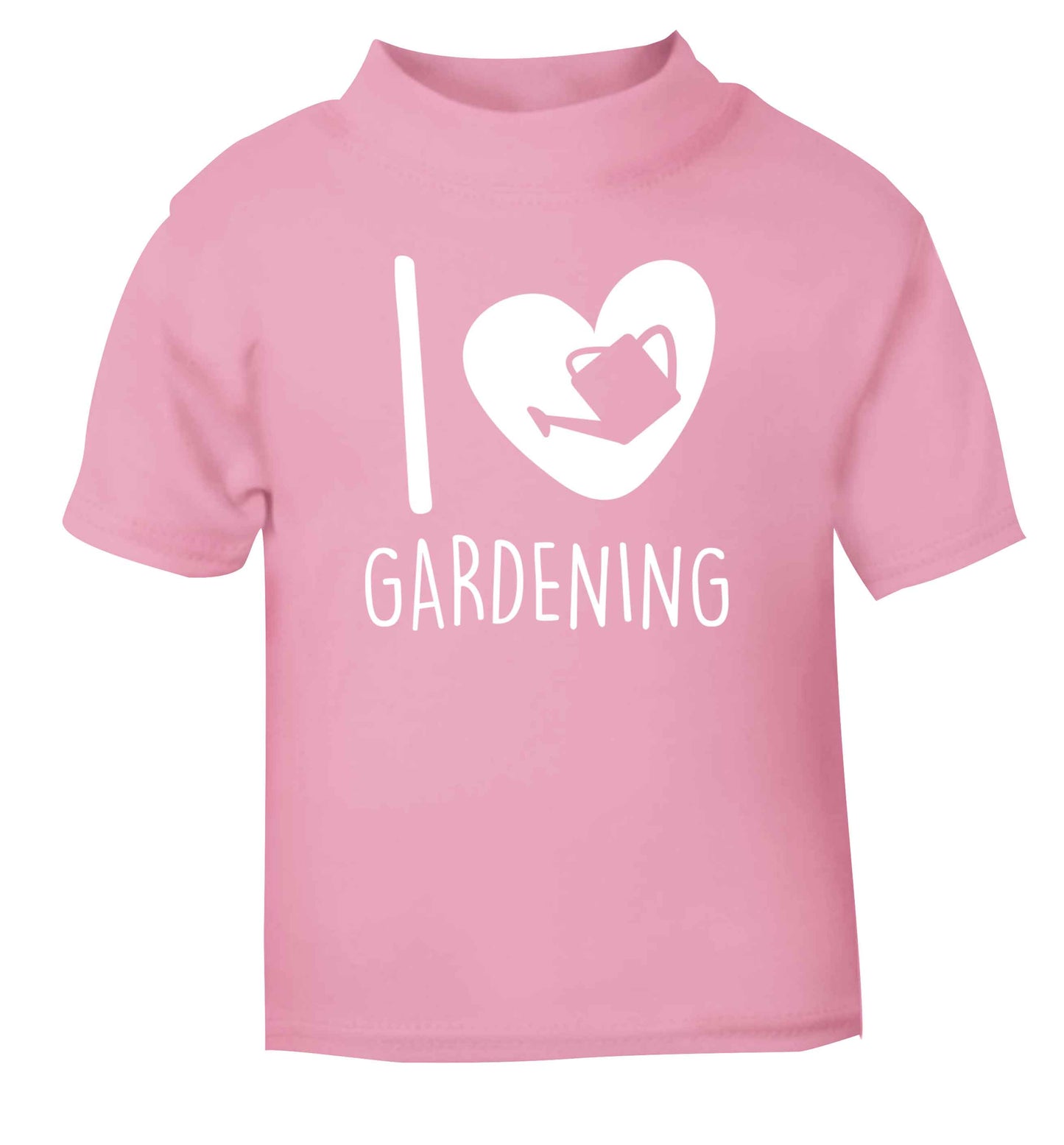 I love gardening light pink Baby Toddler Tshirt 2 Years