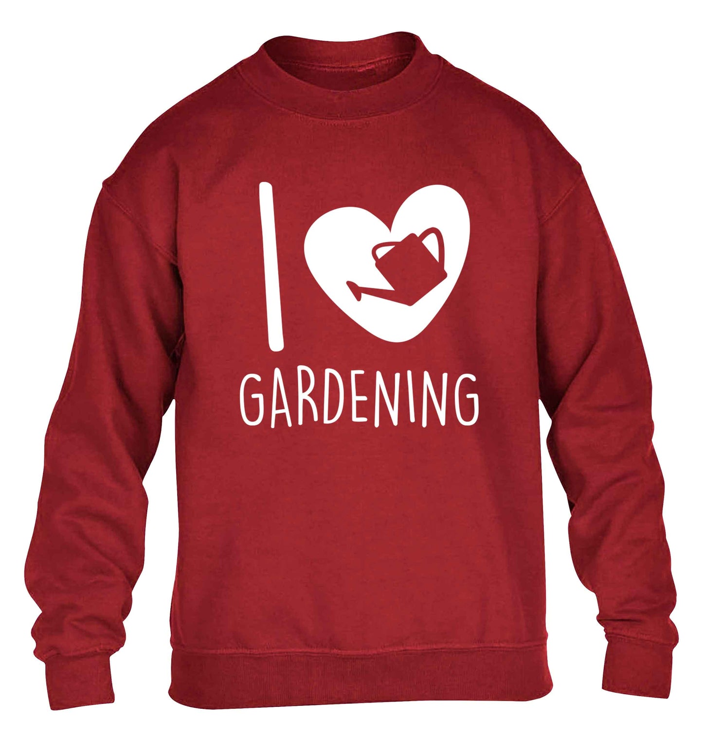 I love gardening children's grey sweater 12-13 Years