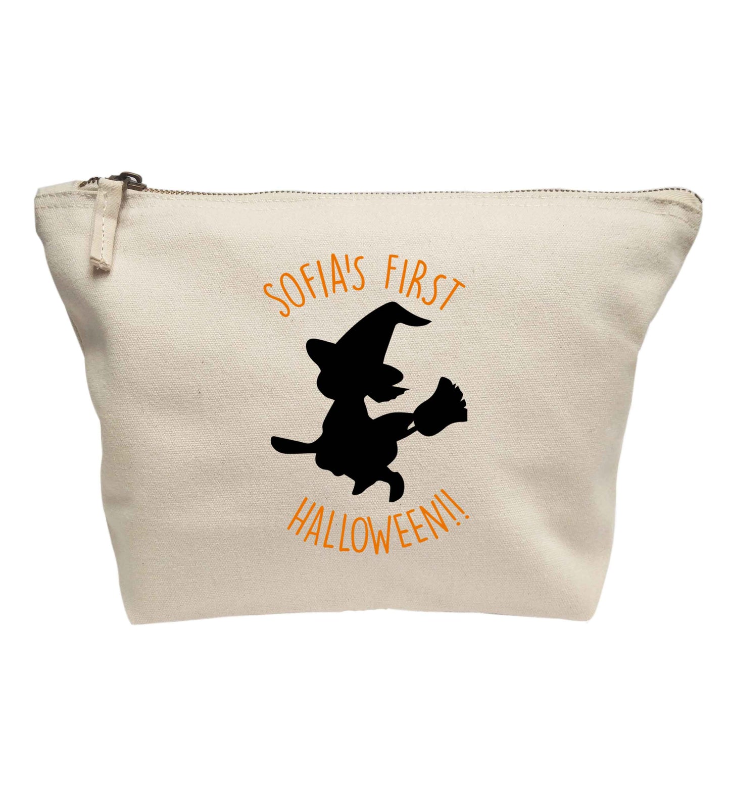 Personalised first halloween - Witch | Makeup / wash bag