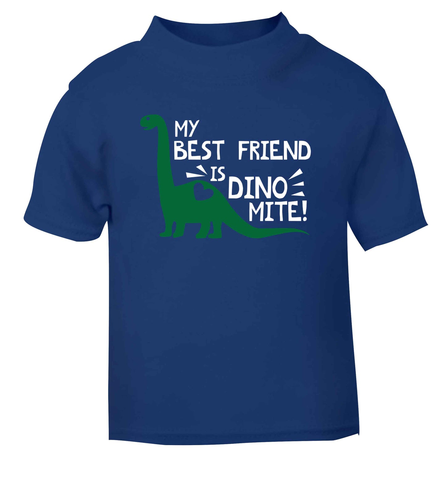 My cousin is dinomite! blue Baby Toddler Tshirt 2 Years