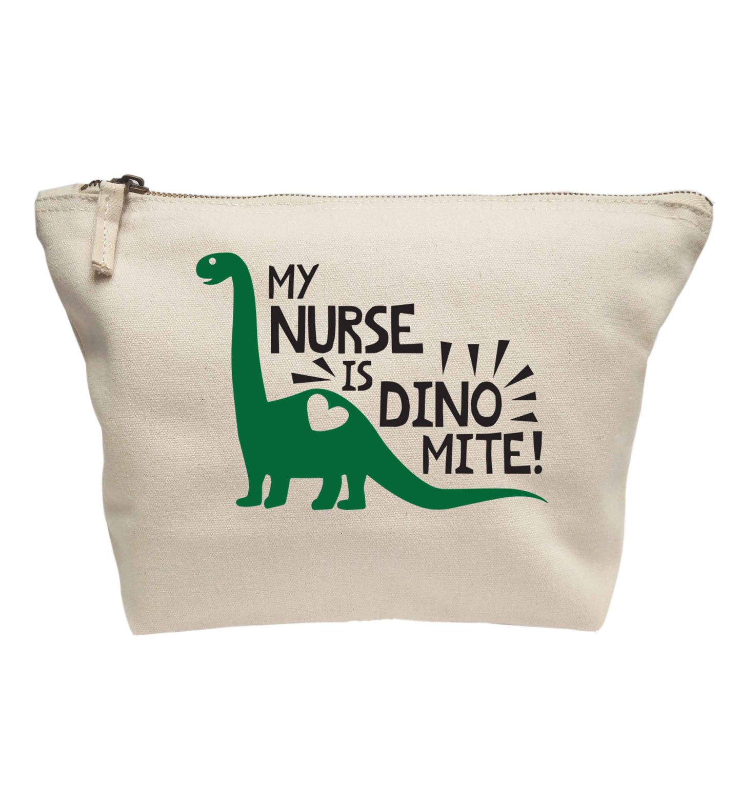 My nurse is dinomite! | makeup / wash bag